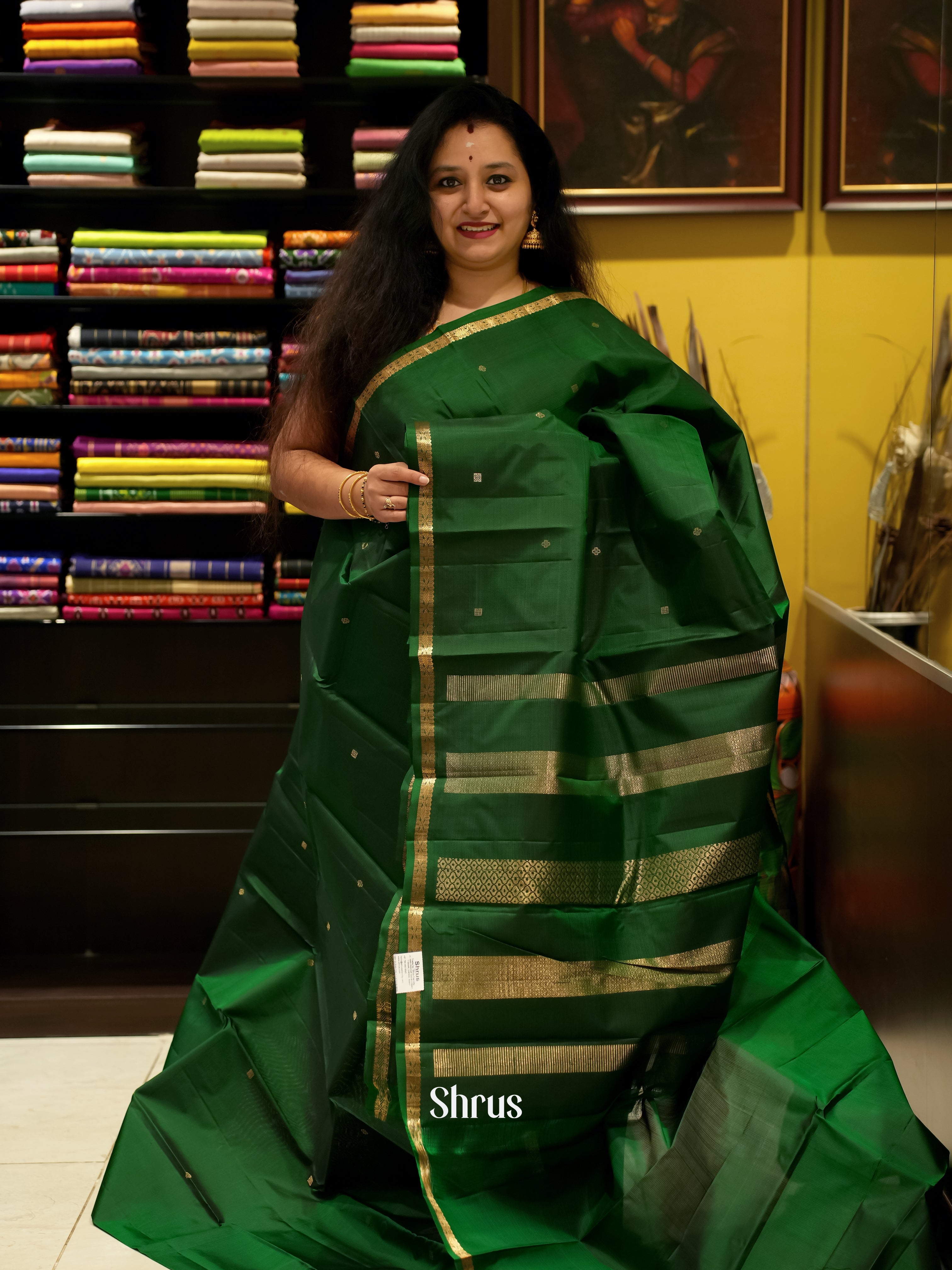 Green - Kanchipuram silk Saree