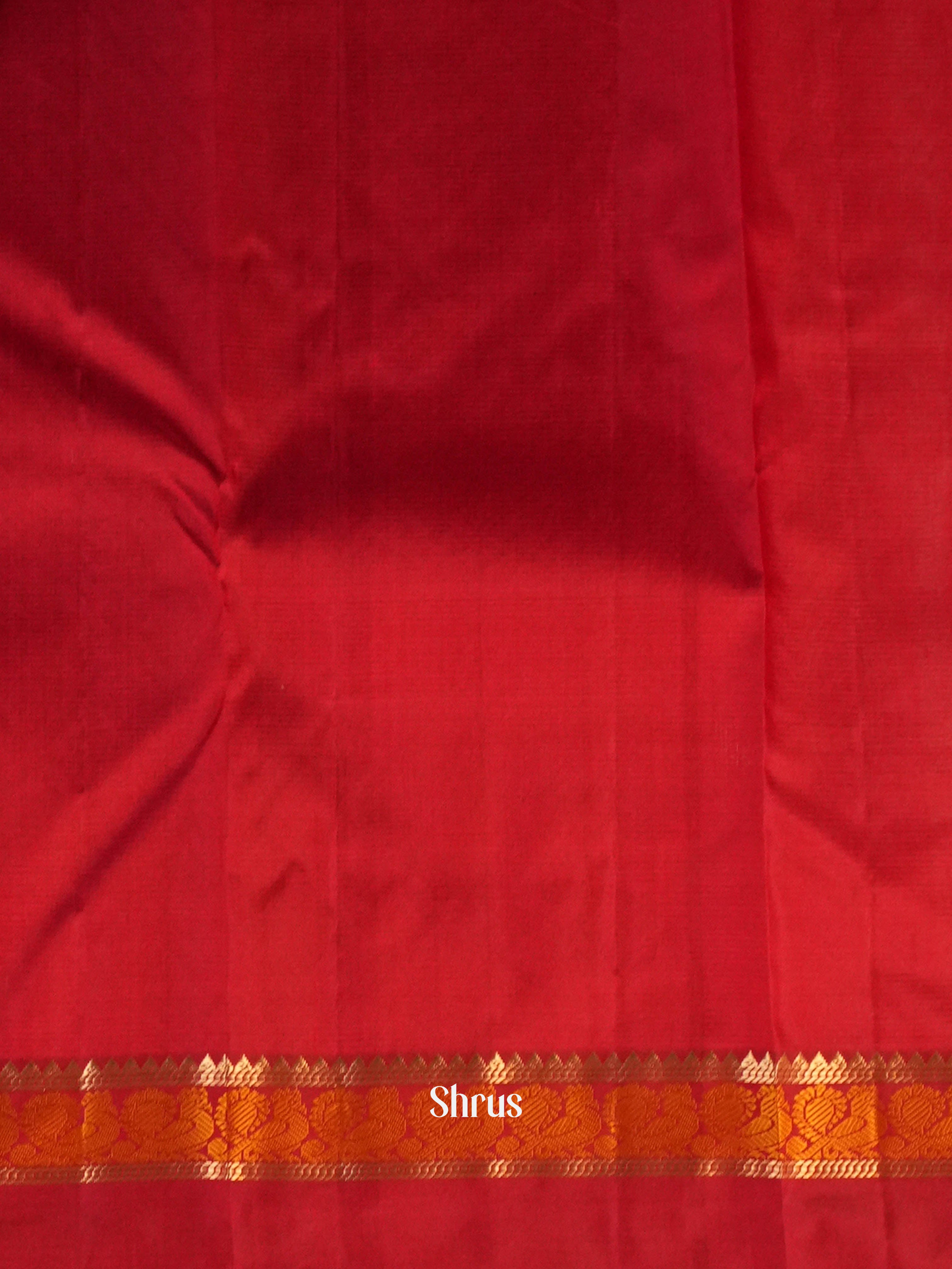 Red - Kanchipuram silk Saree