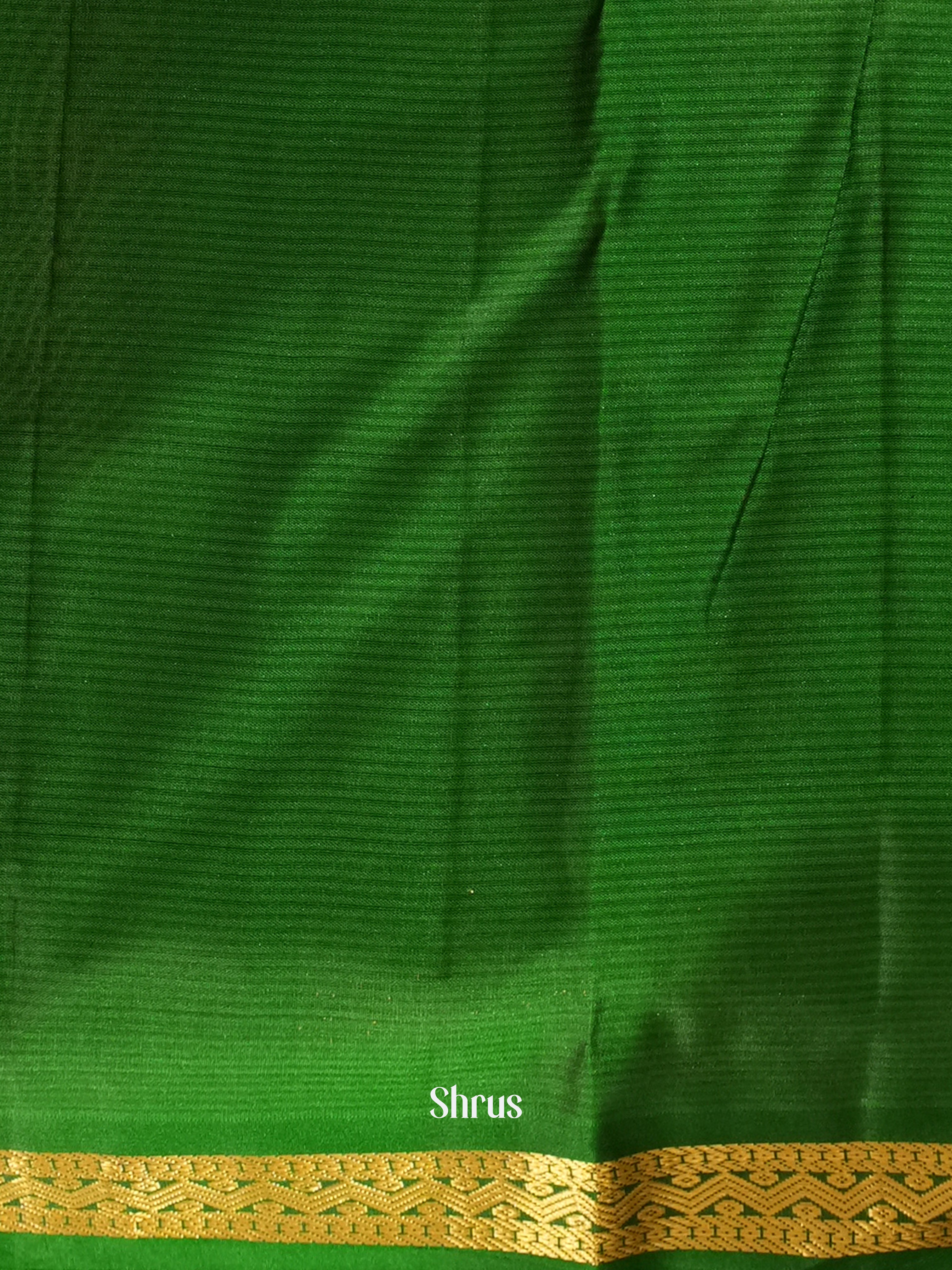 Black & Green - Kanchipuram silk Saree