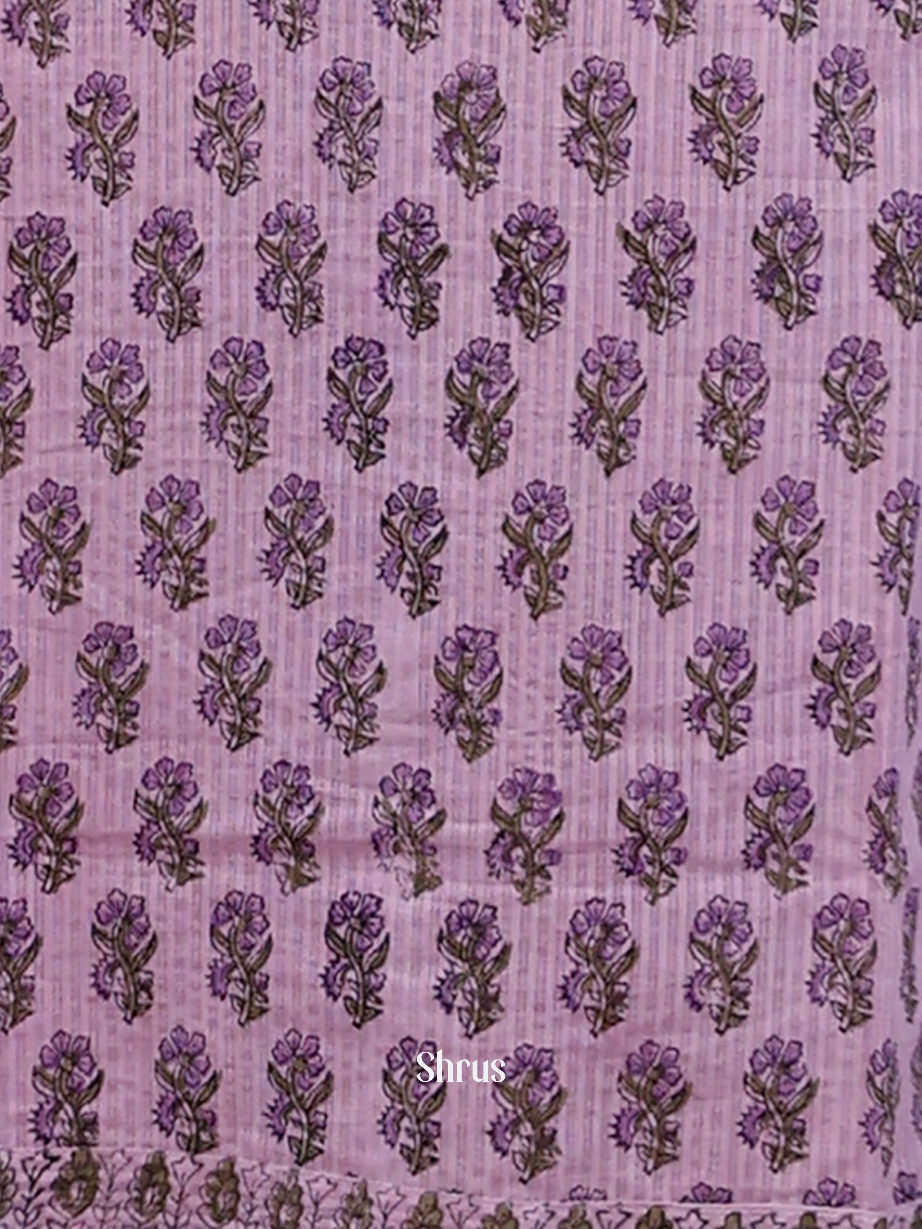 Purple -3pc cotton Readymade Suits