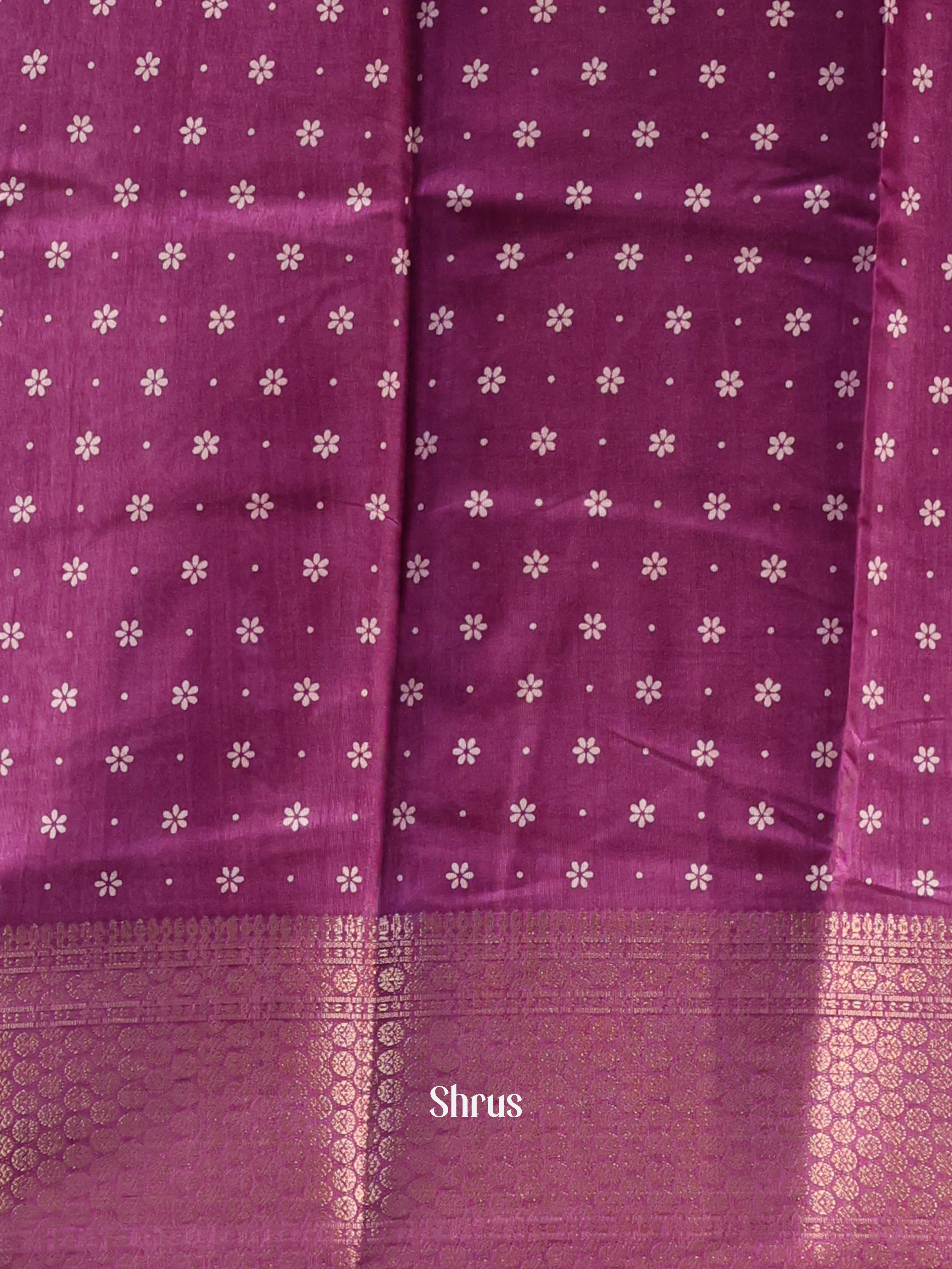 CIS20347 - Semi Crepe Saree - Shop on Shrus.com