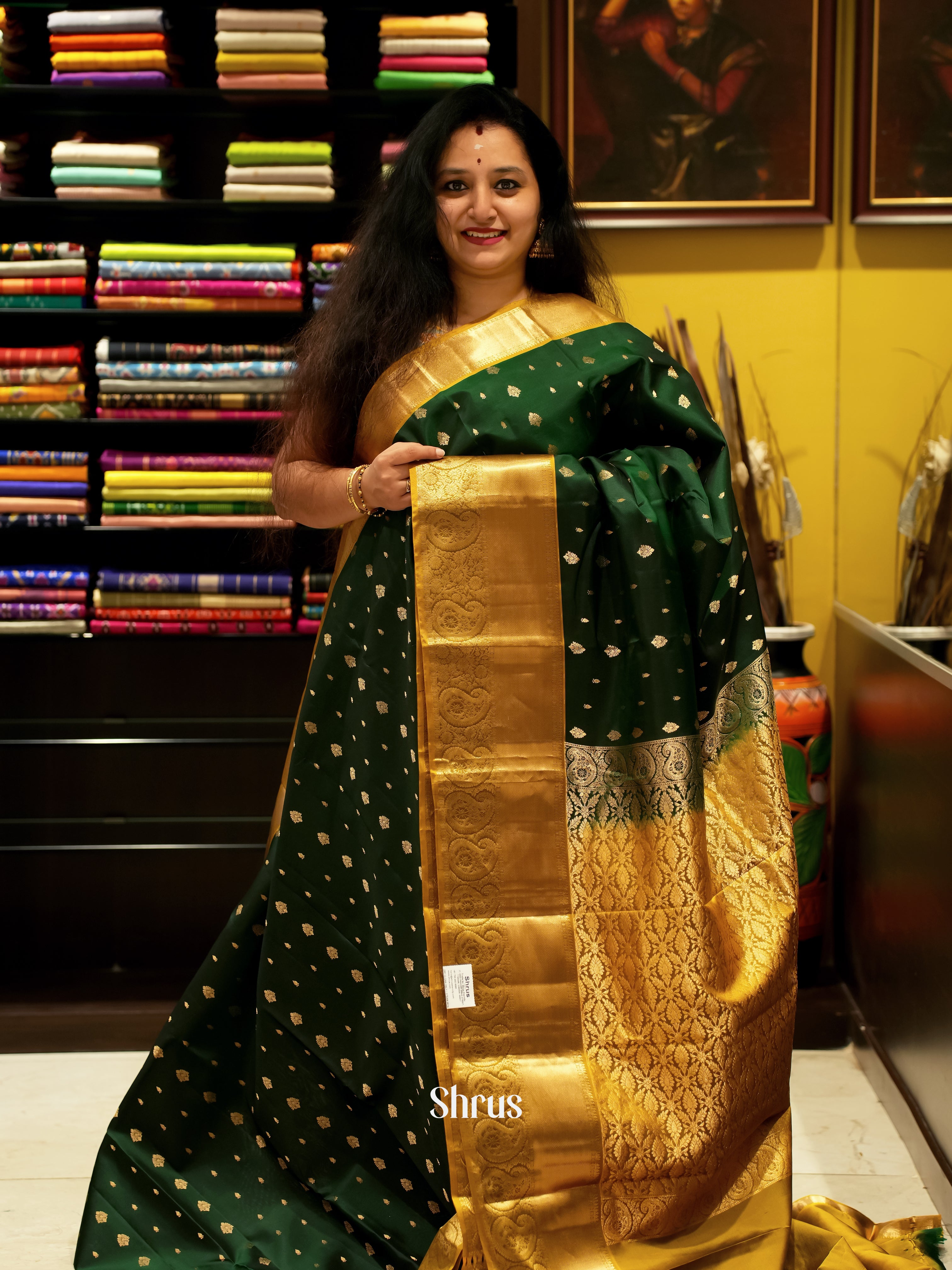 CIS23046 - Kanchipuram silk Saree