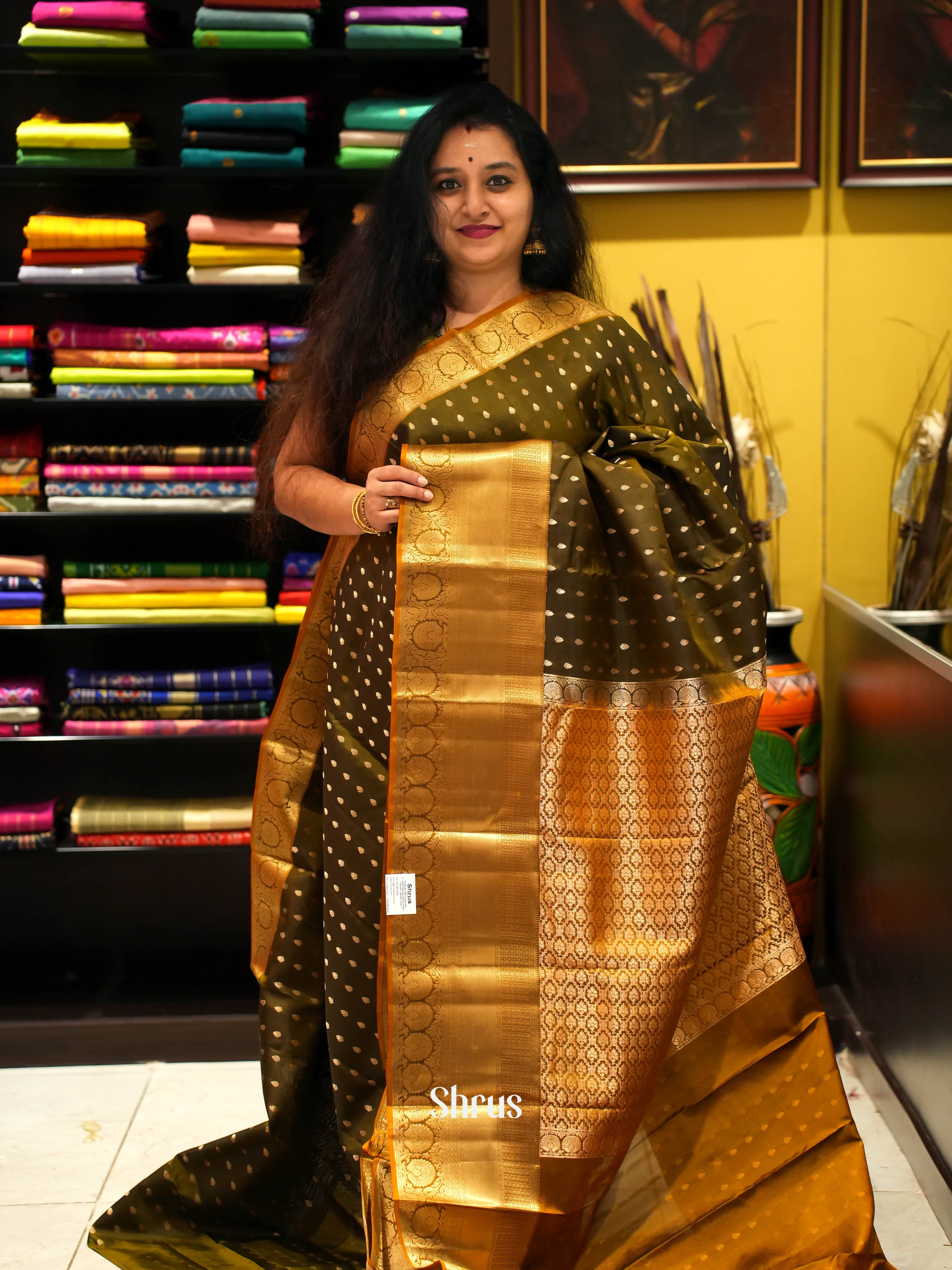 CIS23070 - Kanchipuram silk Saree