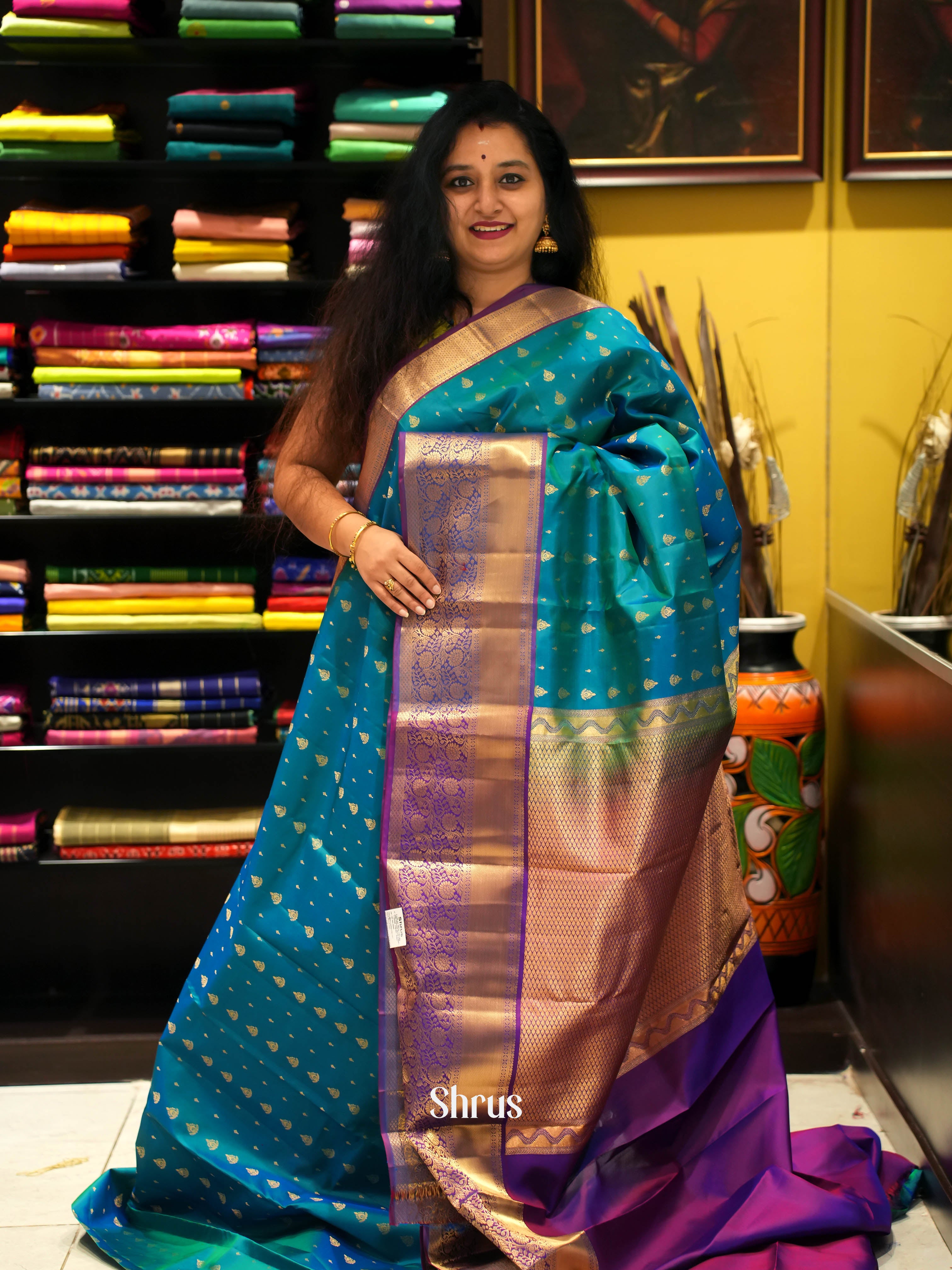 CIS23073 - Kanchipuram silk Saree