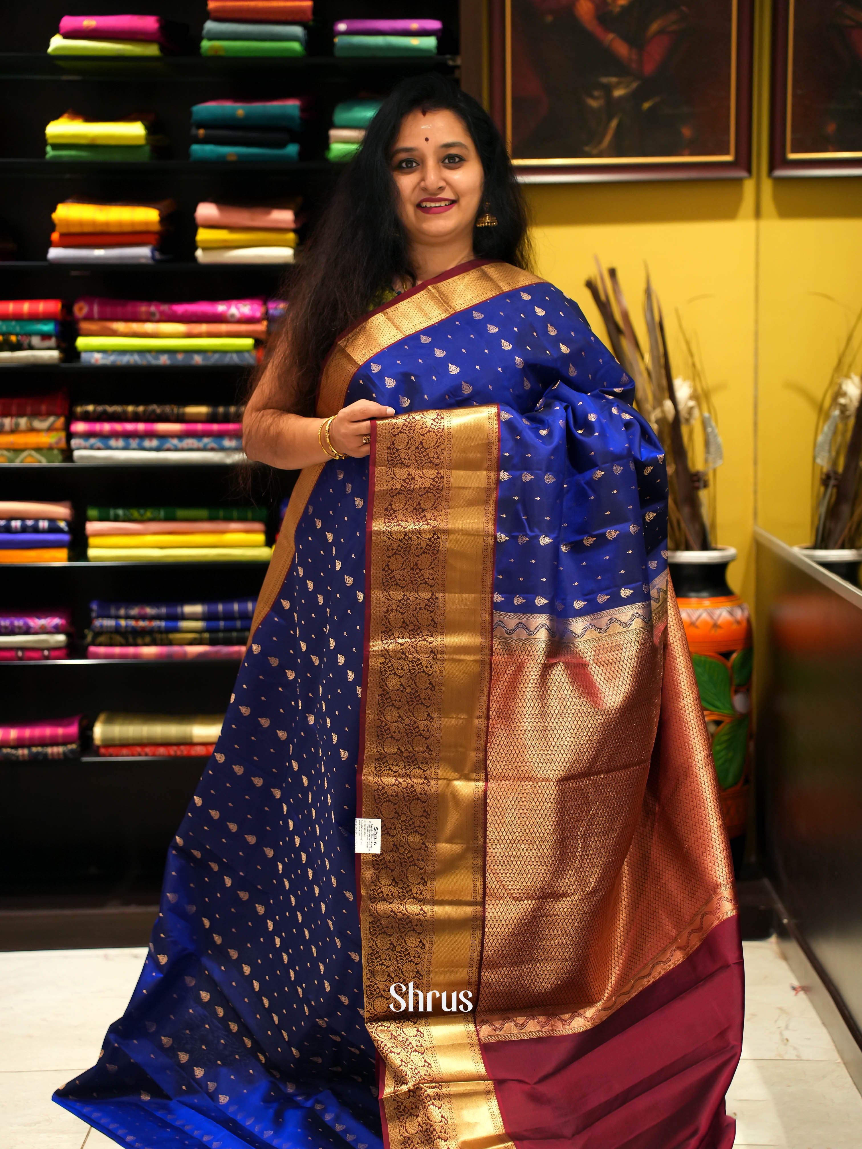 CIS23075 - Kanchipuram silk Saree