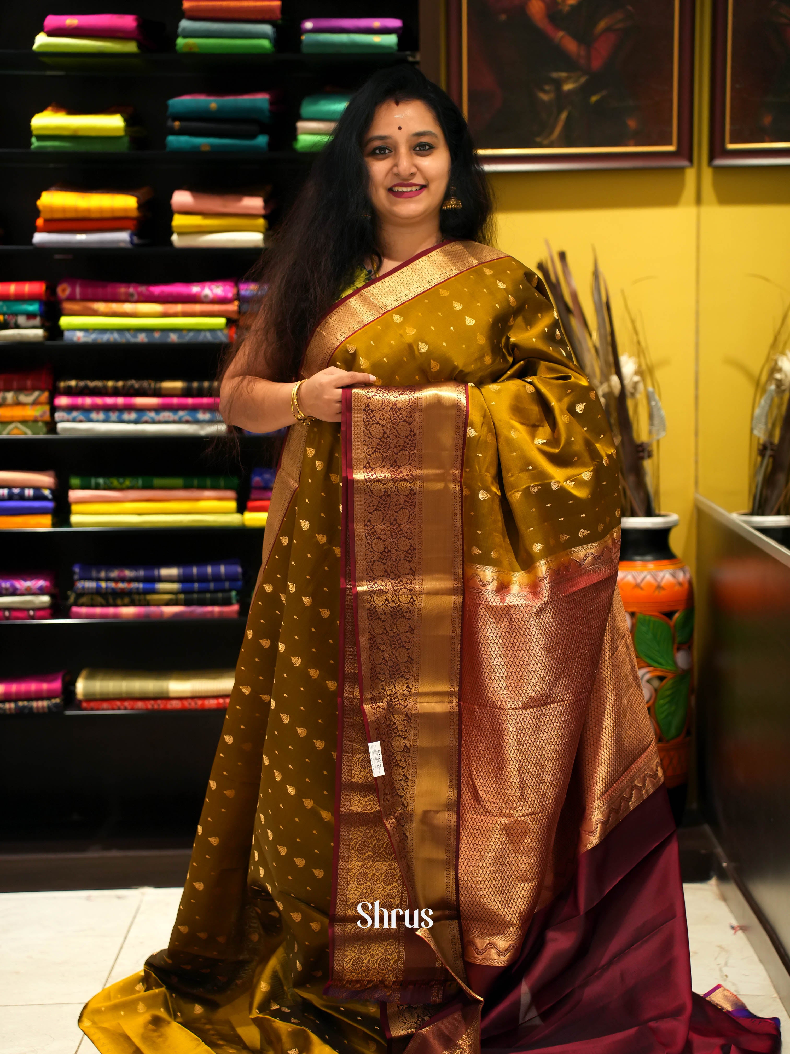 CIS23076 - Kanchipuram silk Saree