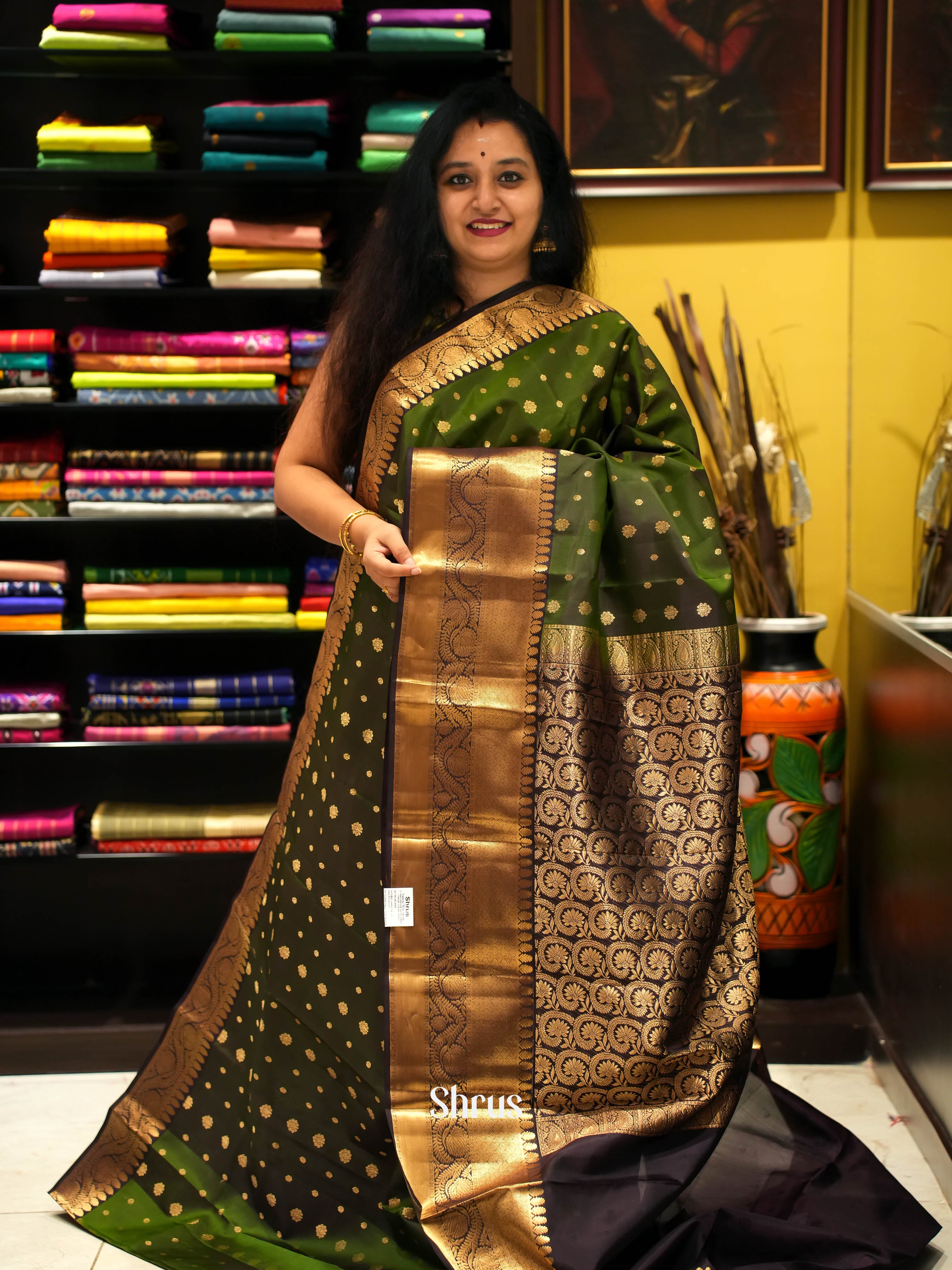 CIS23079 - Kanchipuram silk Saree