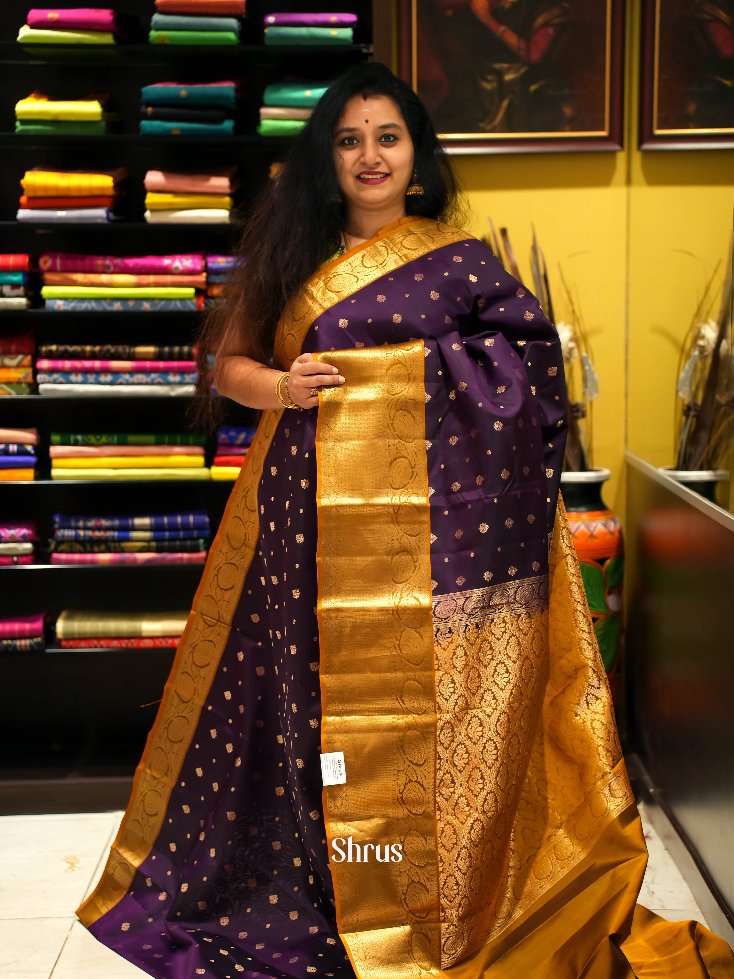 CIS23084 - Kanchipuram silk Saree