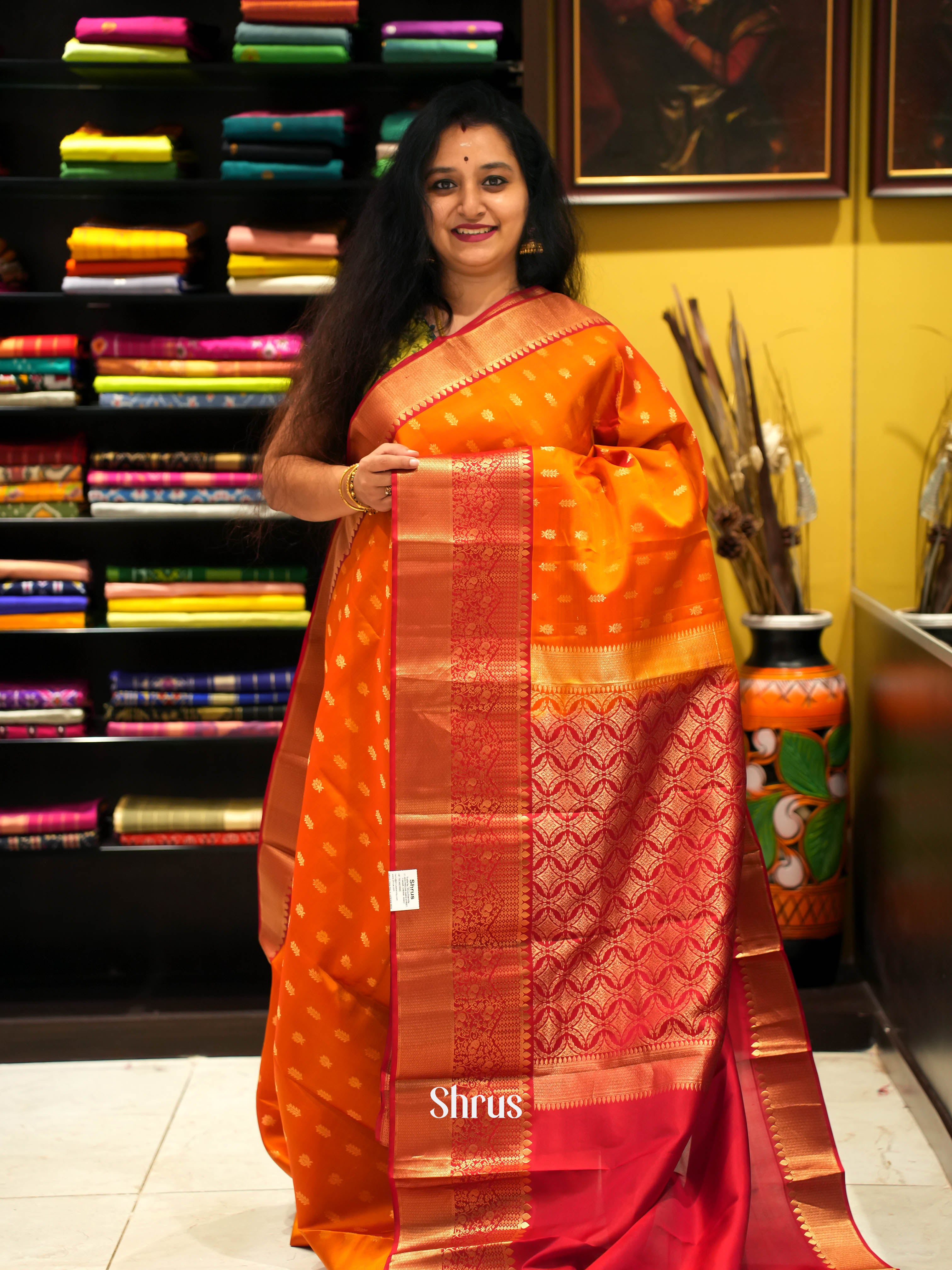 CIS23086 - Kanchipuram silk Saree