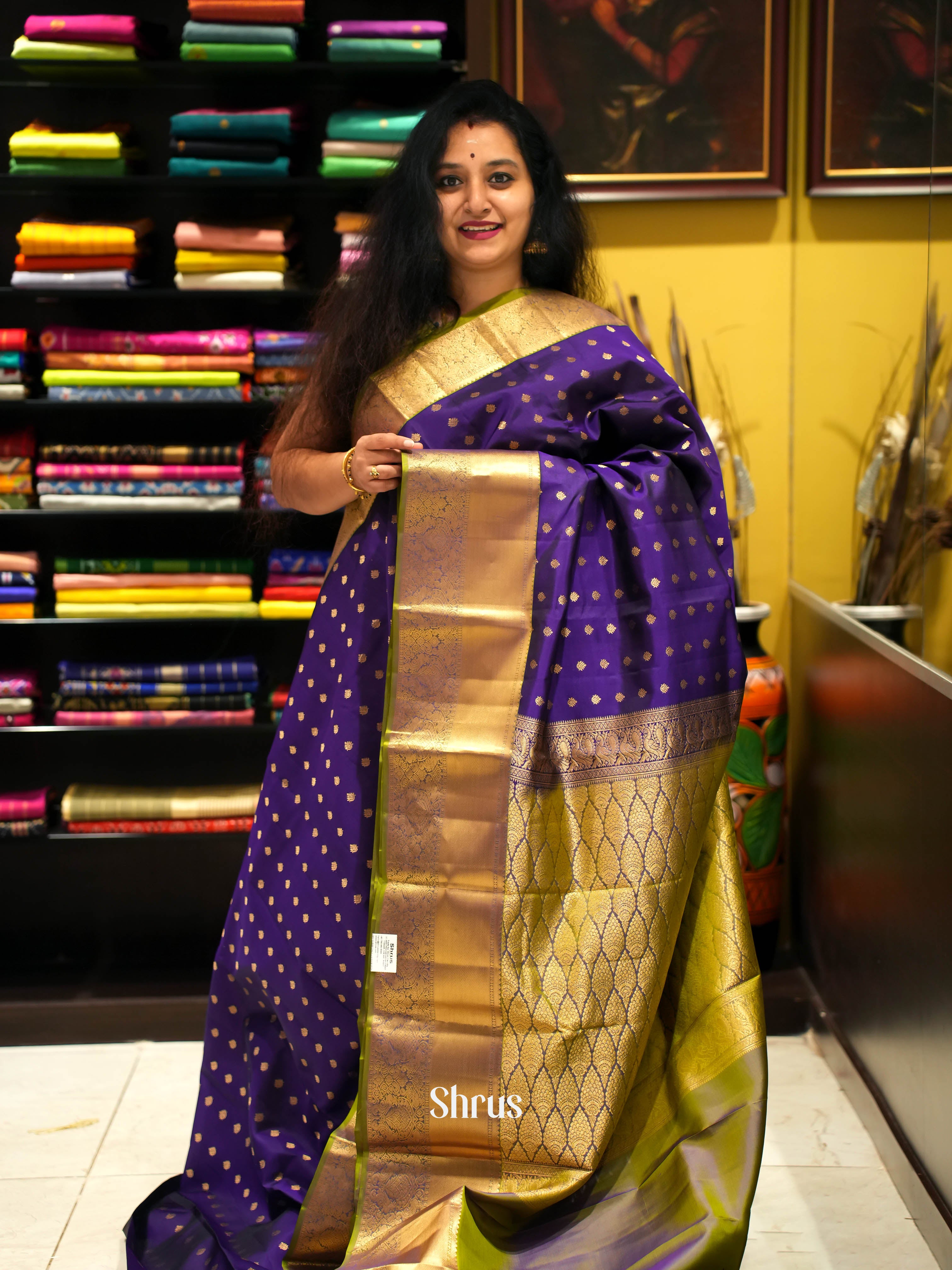 CIS23089 - Kanchipuram silk Saree