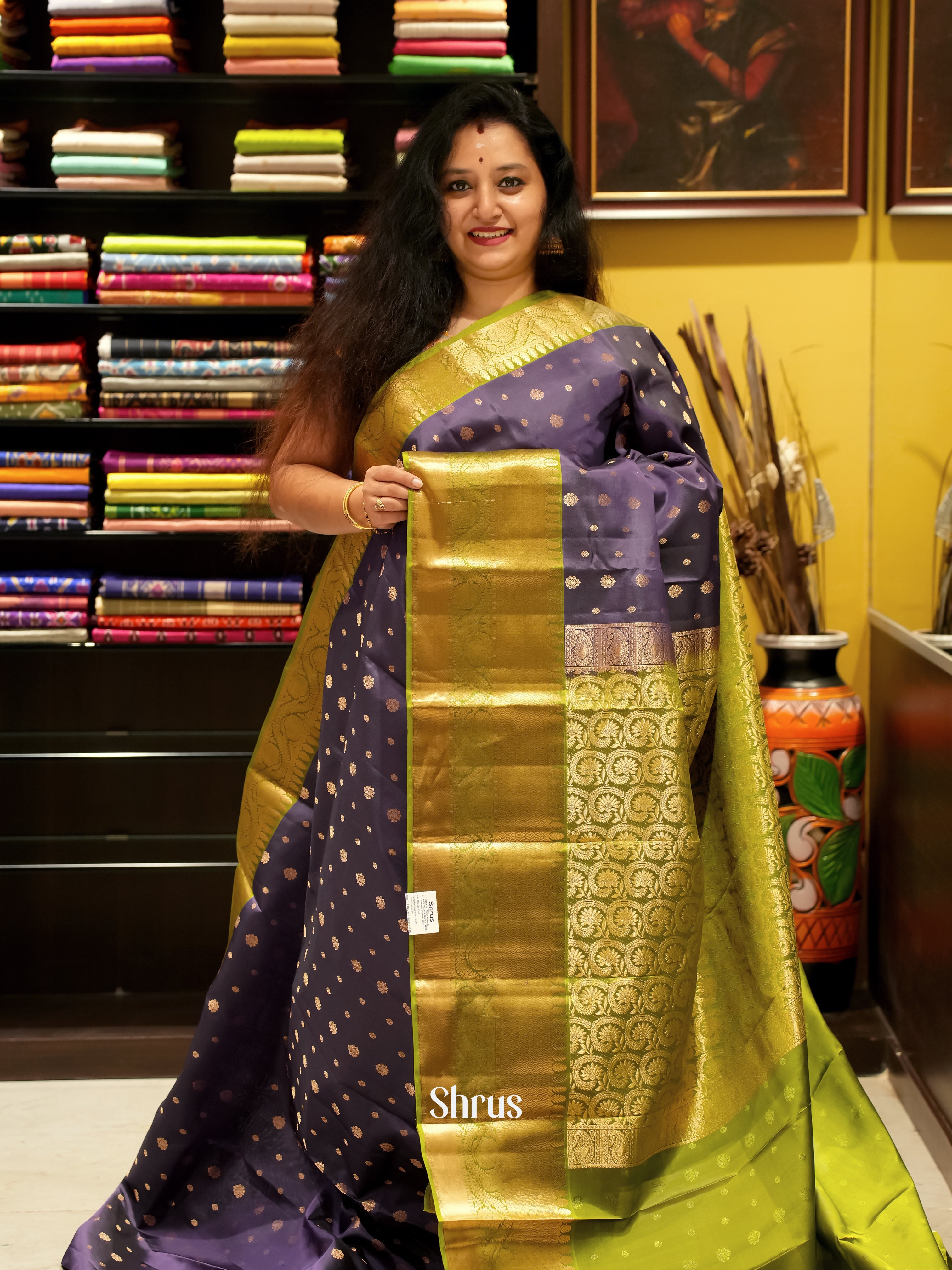 CIS23094 - Kanchipuram silk Saree