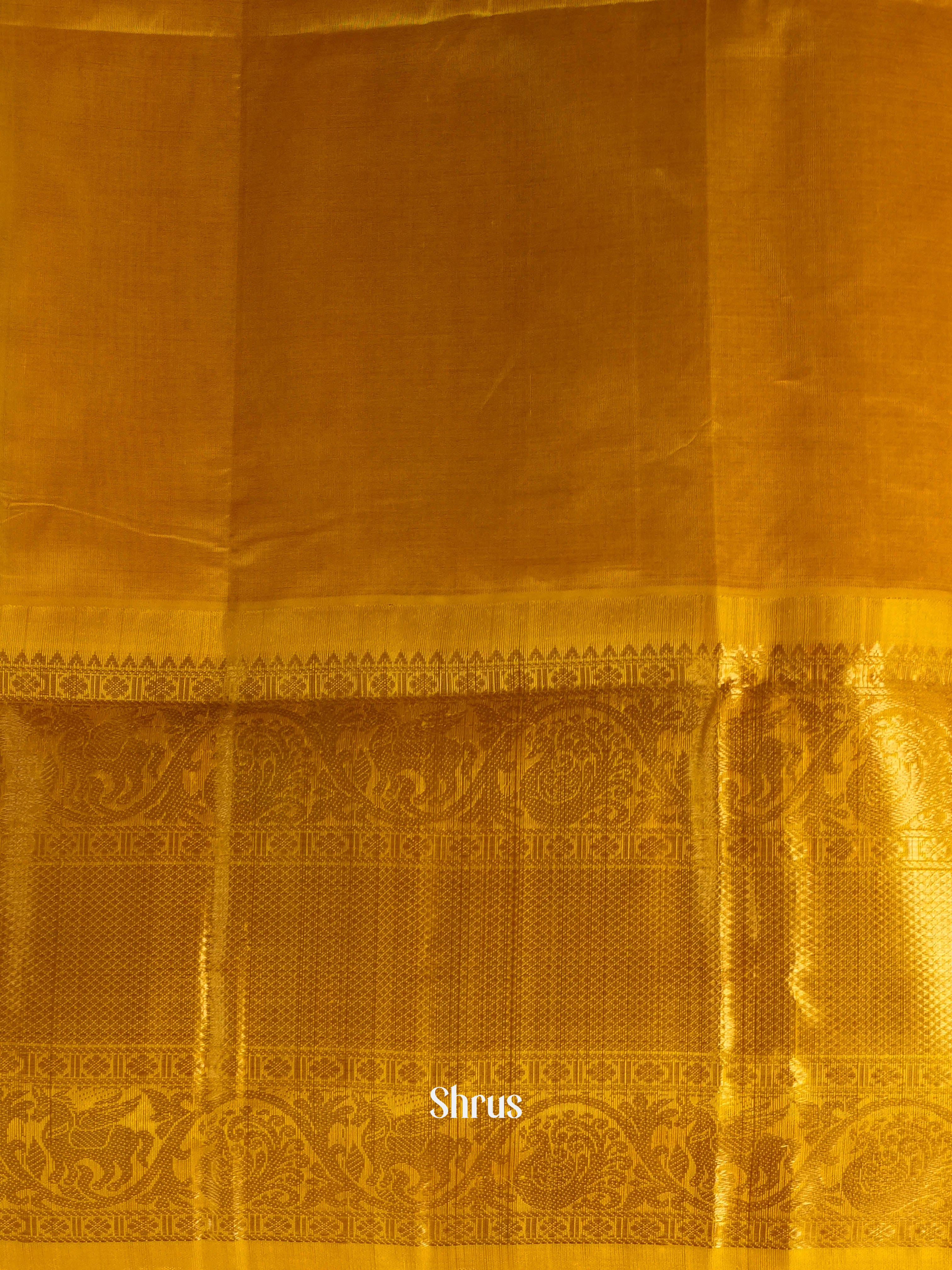 Cream & Yellow -Silk Cotton Saree