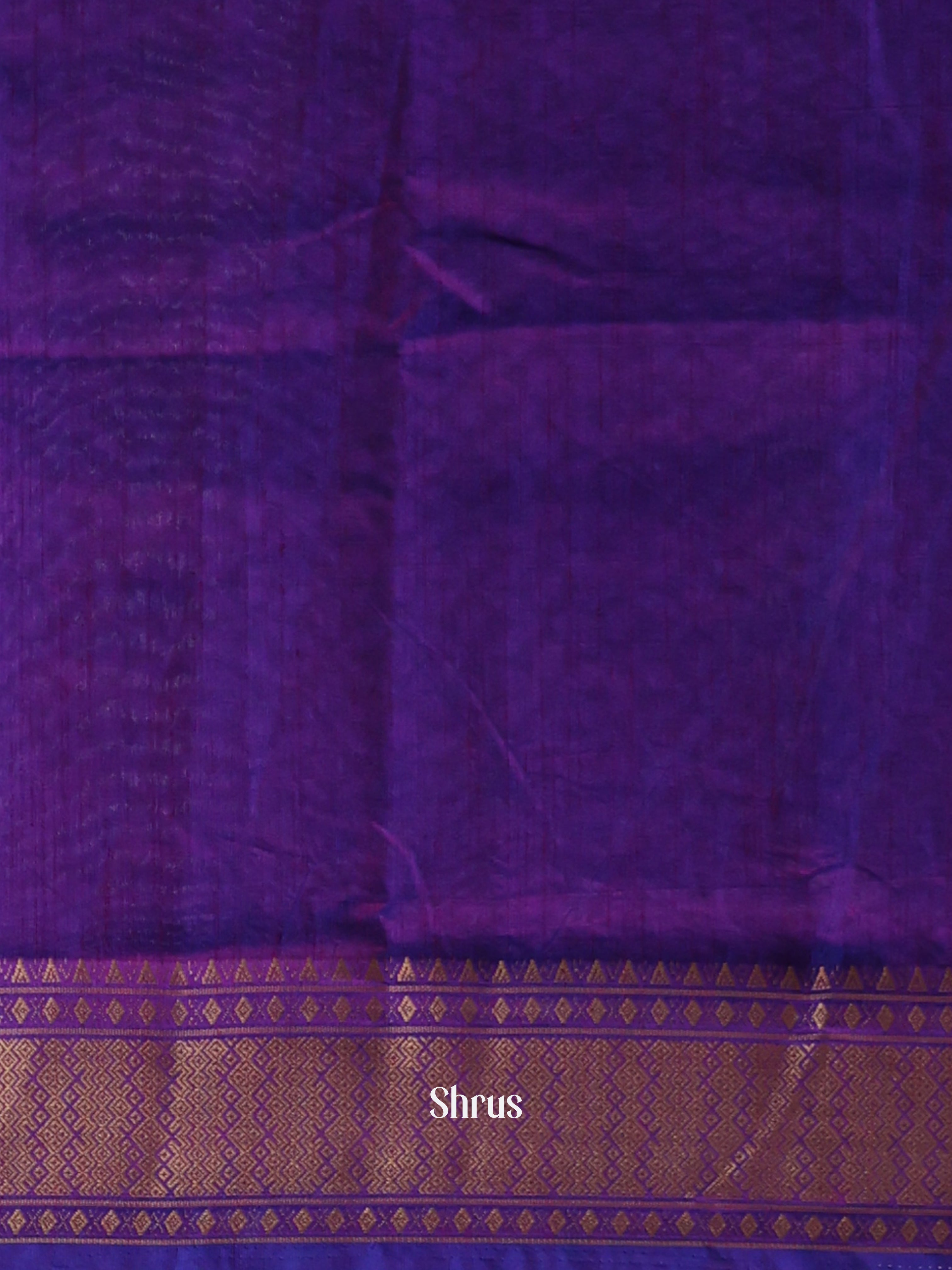 Blue & Purple - Semi Patola Saree