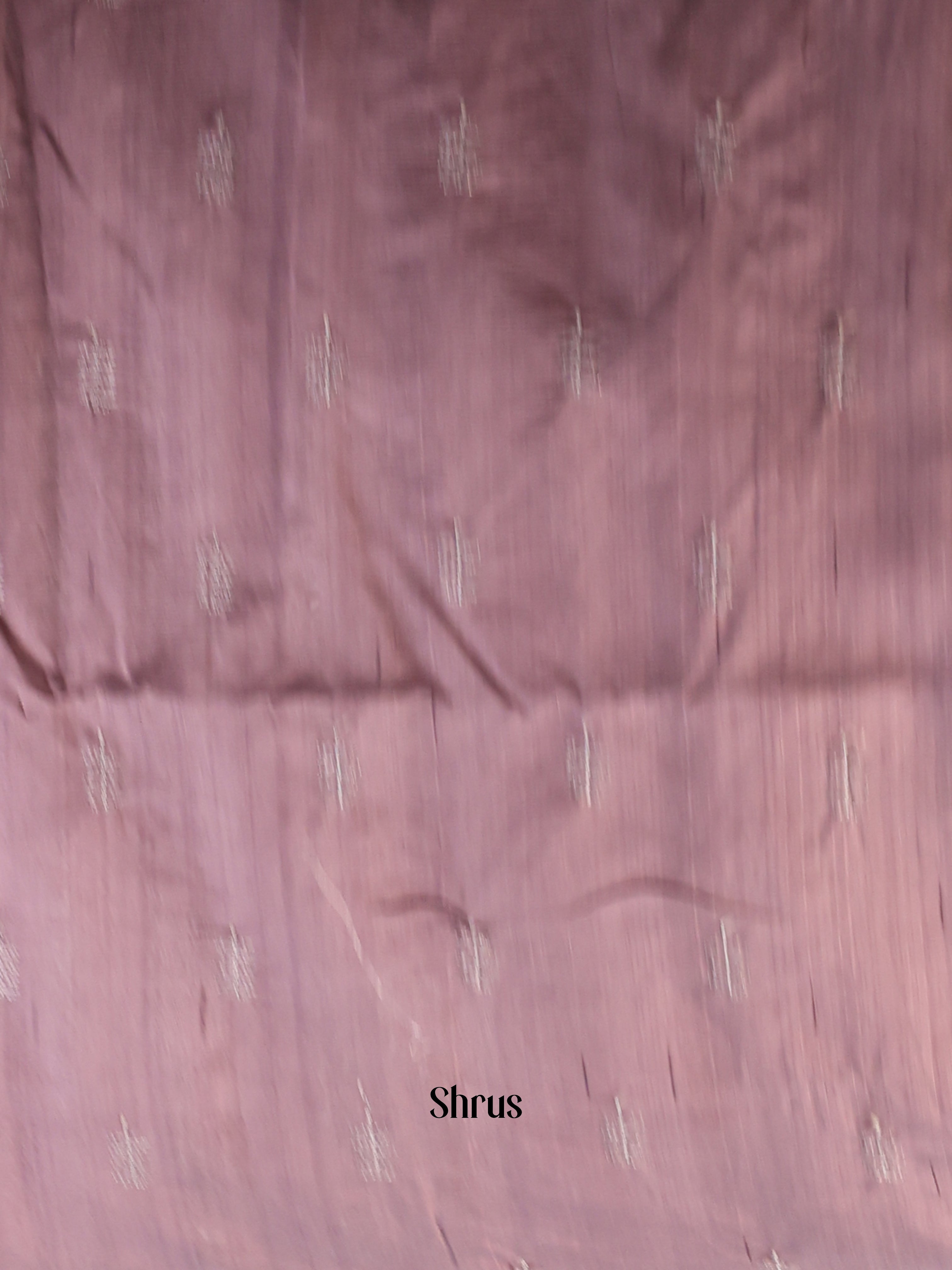 Pastel Brown - Semi Rawsilk Saree