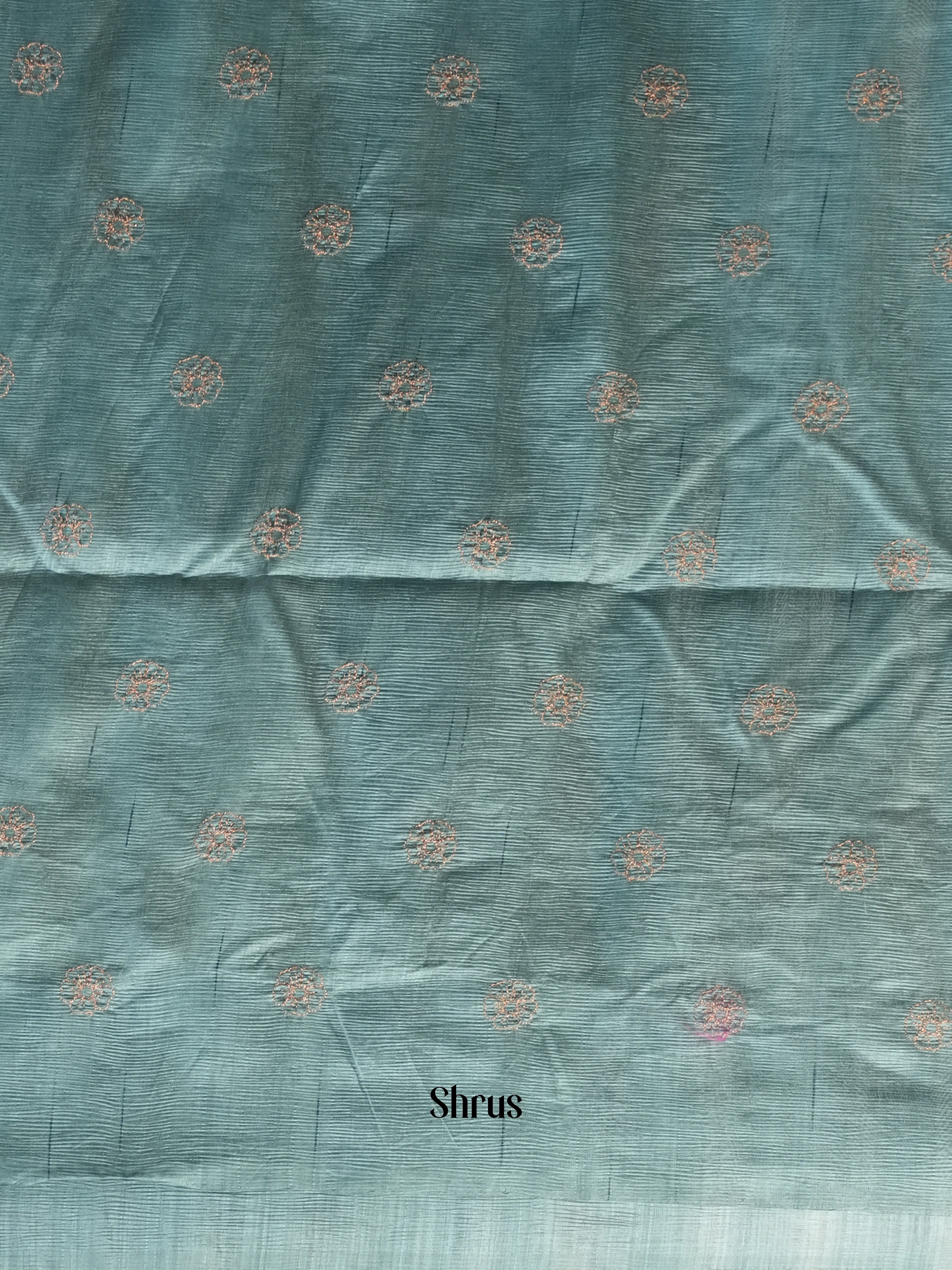 Grey- Semi Rawsilk Saree