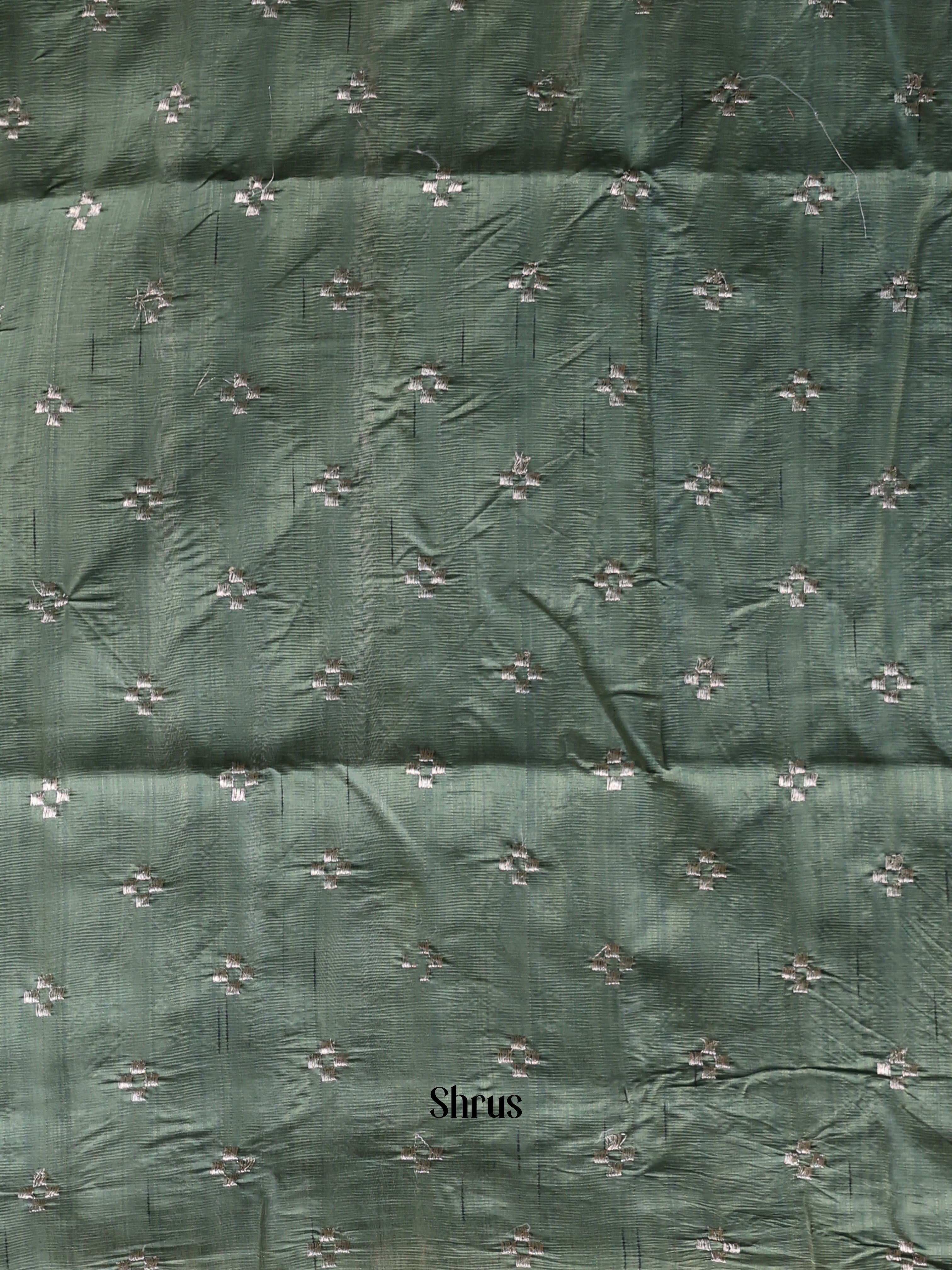 Grey - Semi Rawsilk Saree