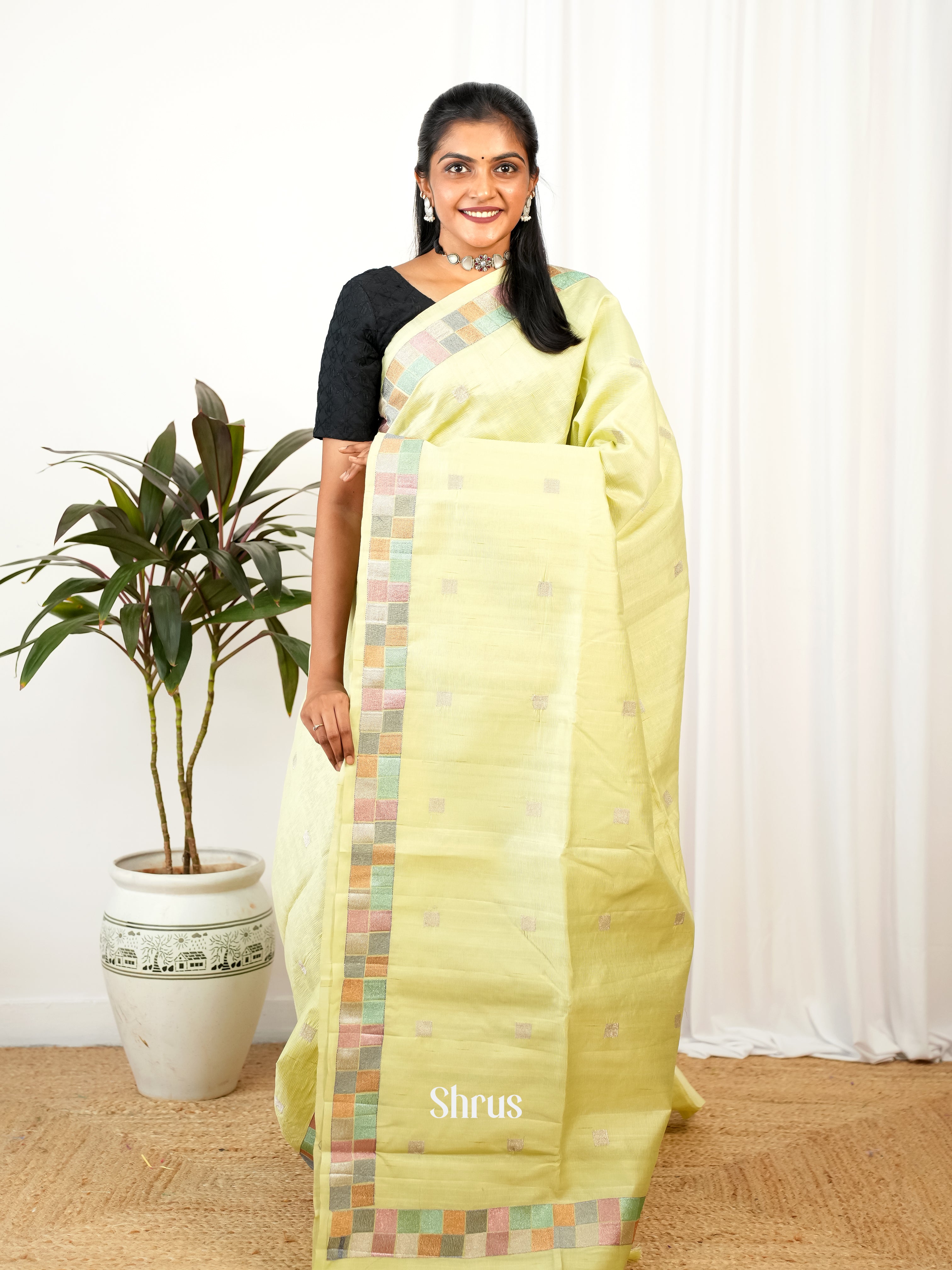 CIS23305 - Semi Rawsilk Saree