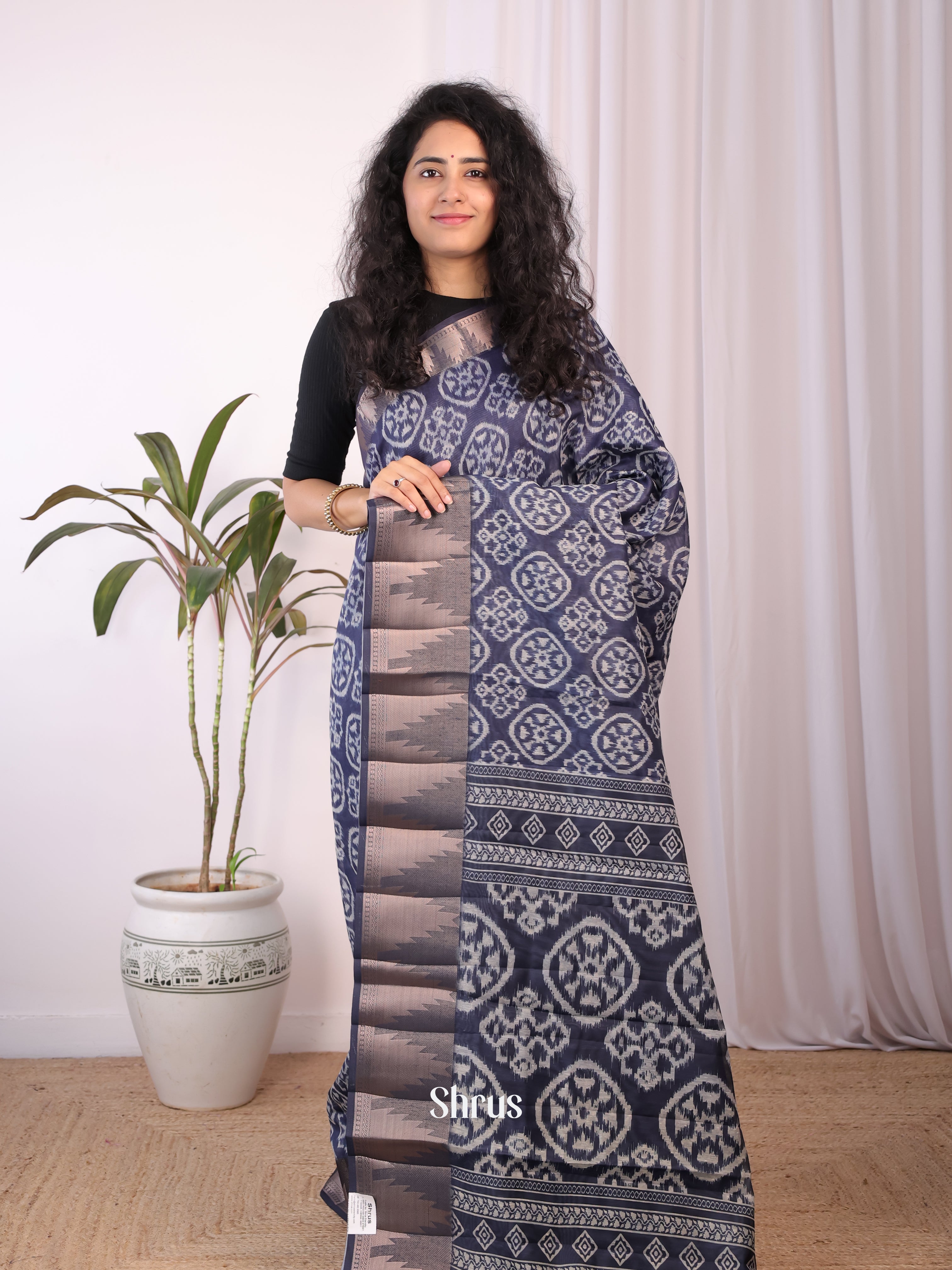 CIS23333 - Semi Chanderi Saree