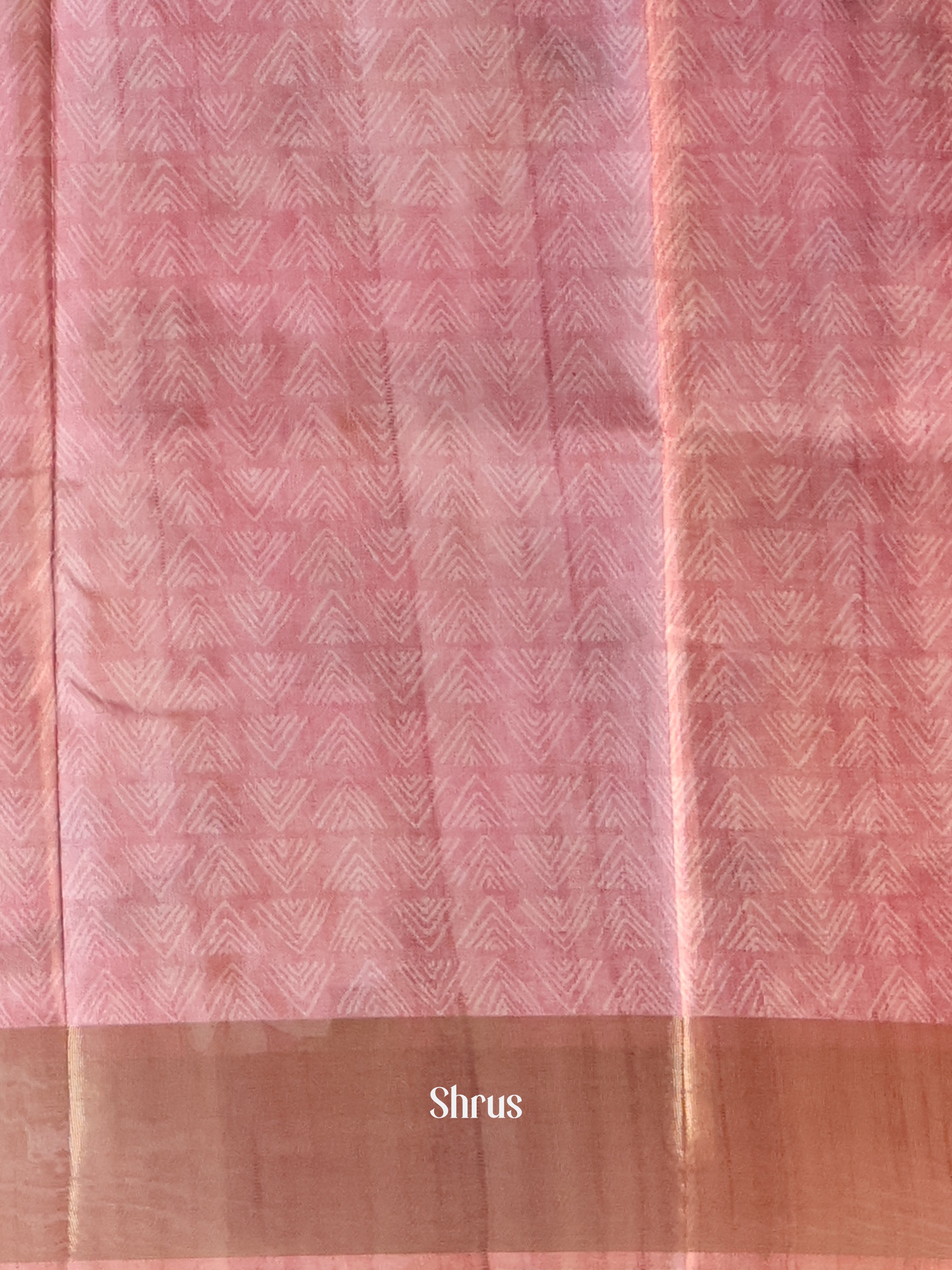 Pink- Champa semitussar Saree