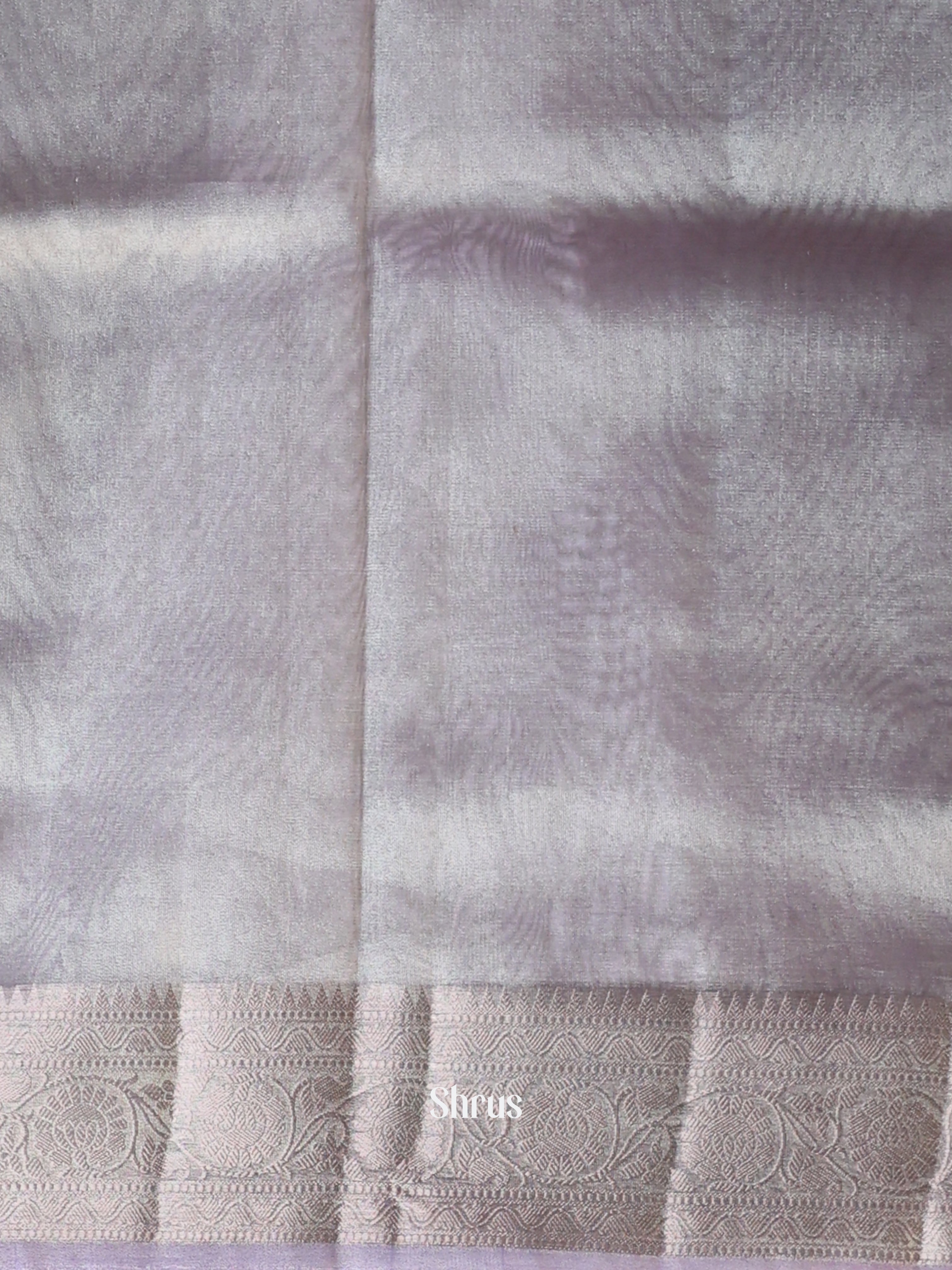 Purple - Semi Tissue Saree