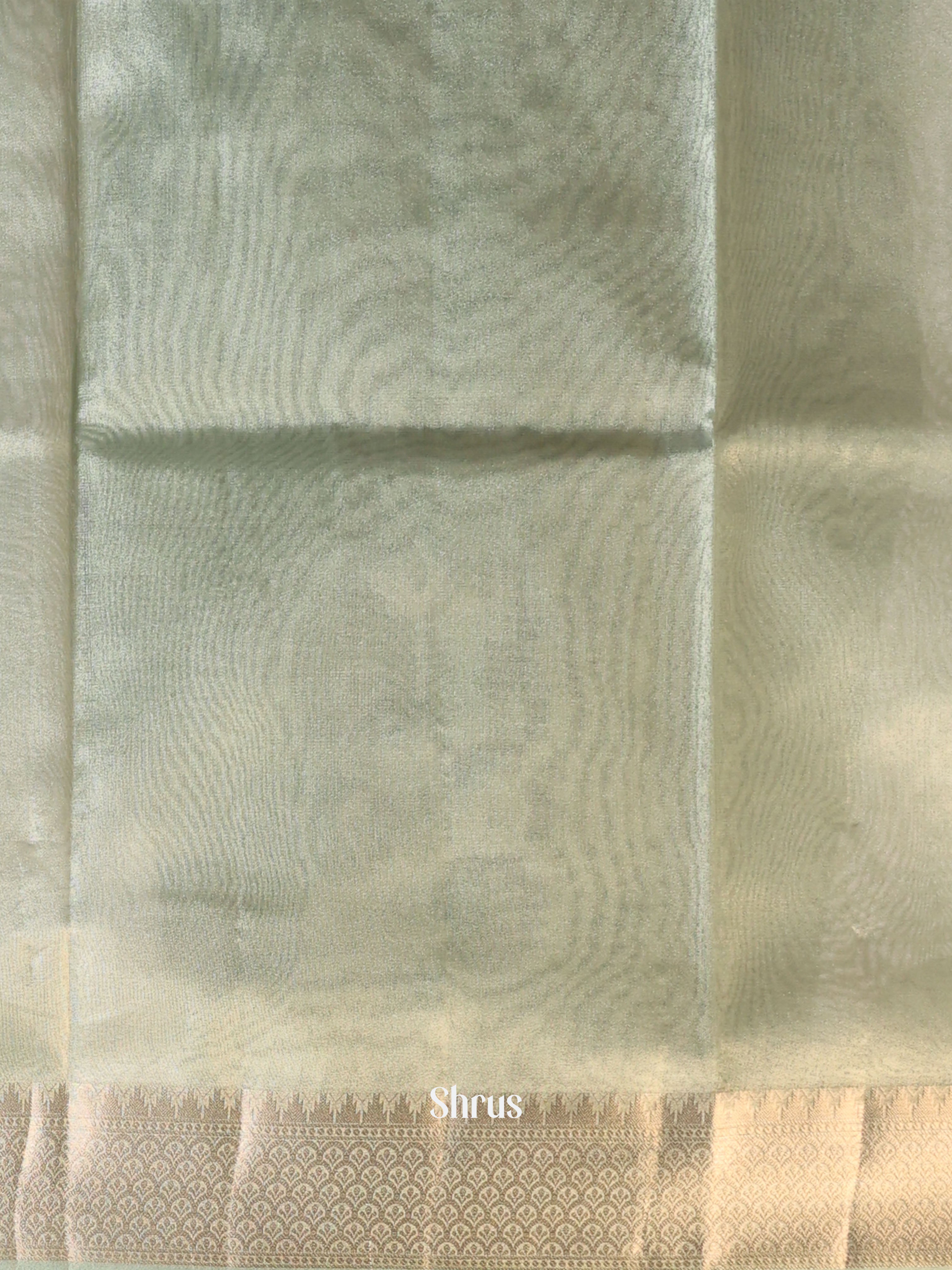 Green - Semi Tissue Saree