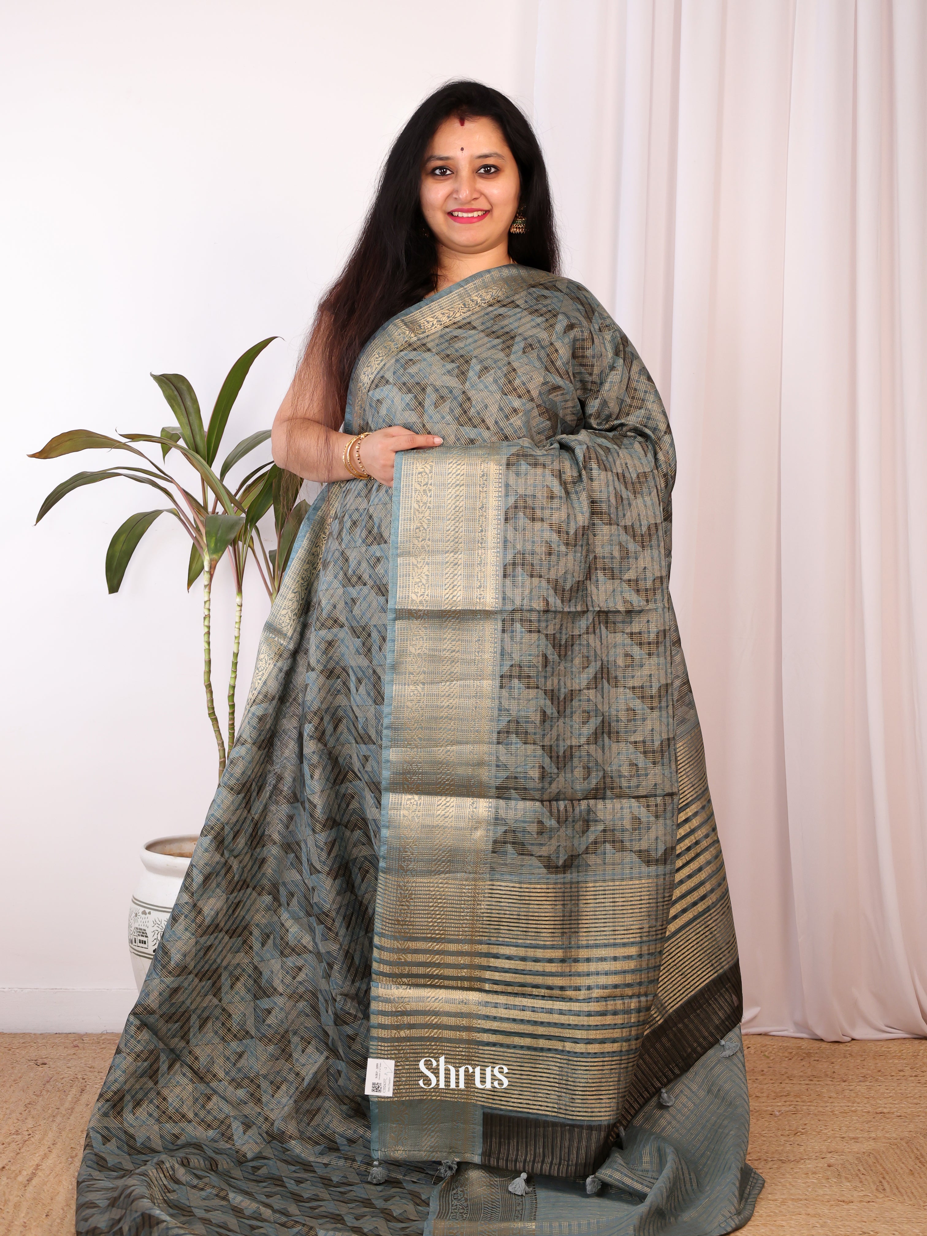 CIS24257 - Semi Chanderi Saree