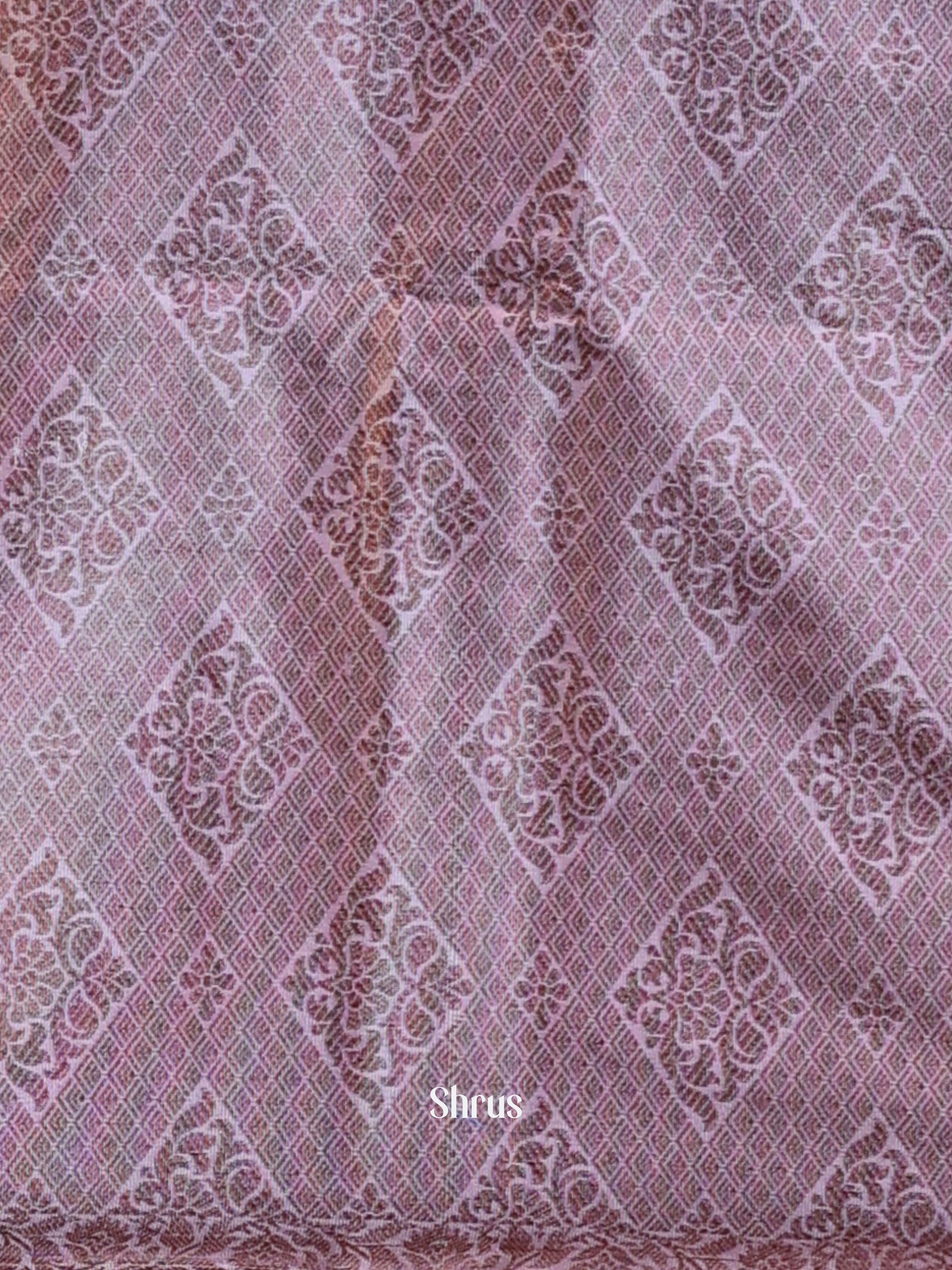 Purple - Semi Softsilk Saree