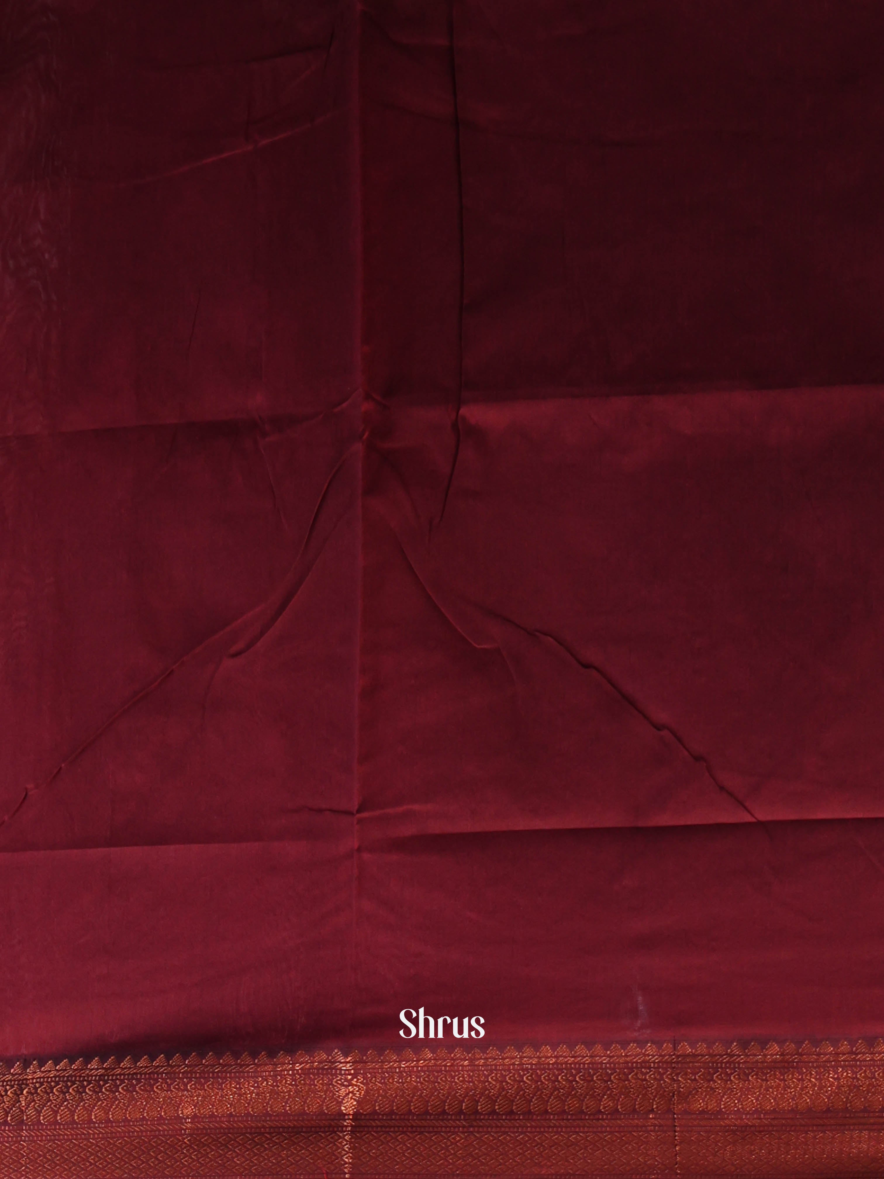 Maroon - Kalyani Cotton Saree