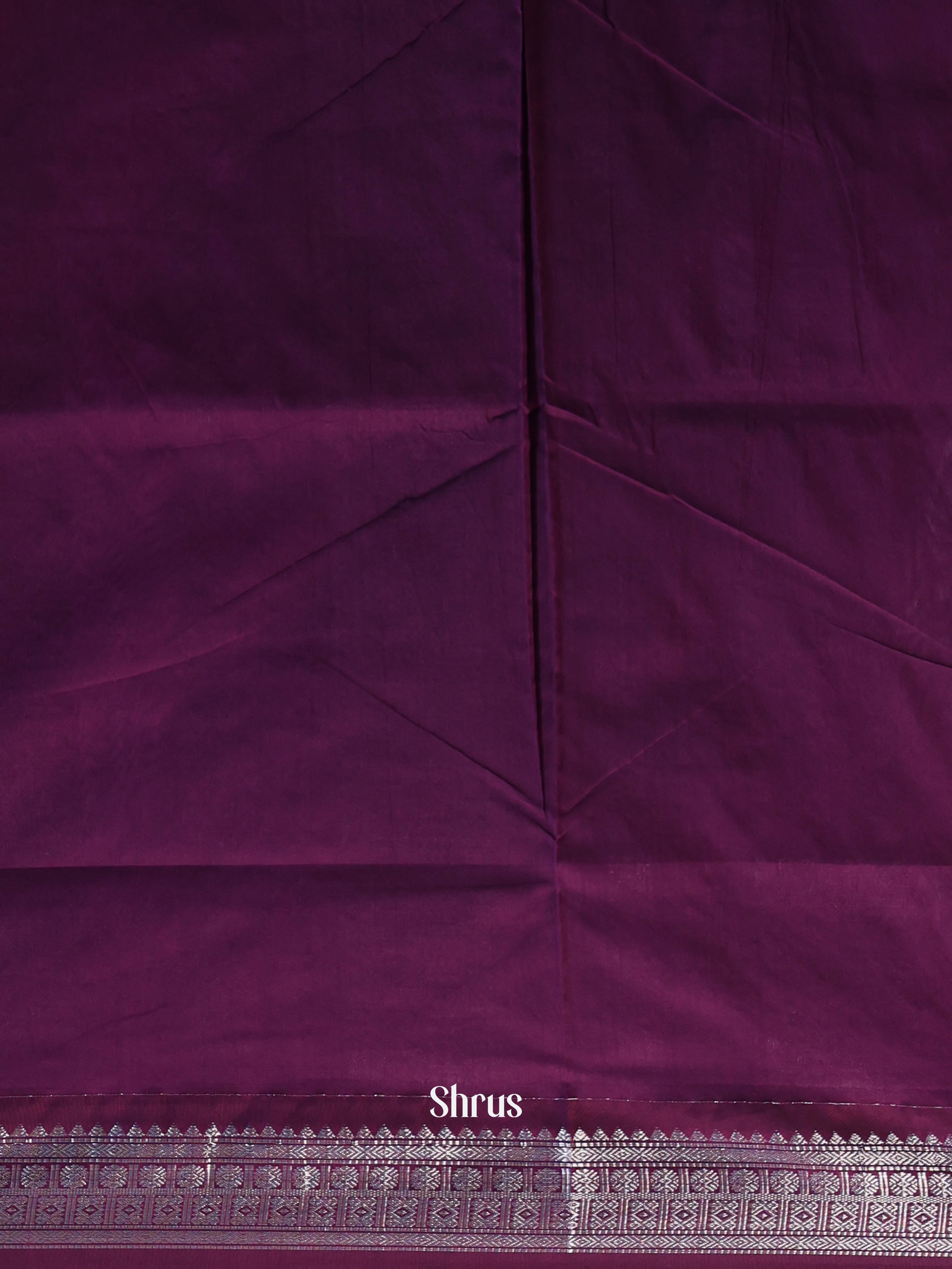 Green & Purple - Kalyani Cotton Saree