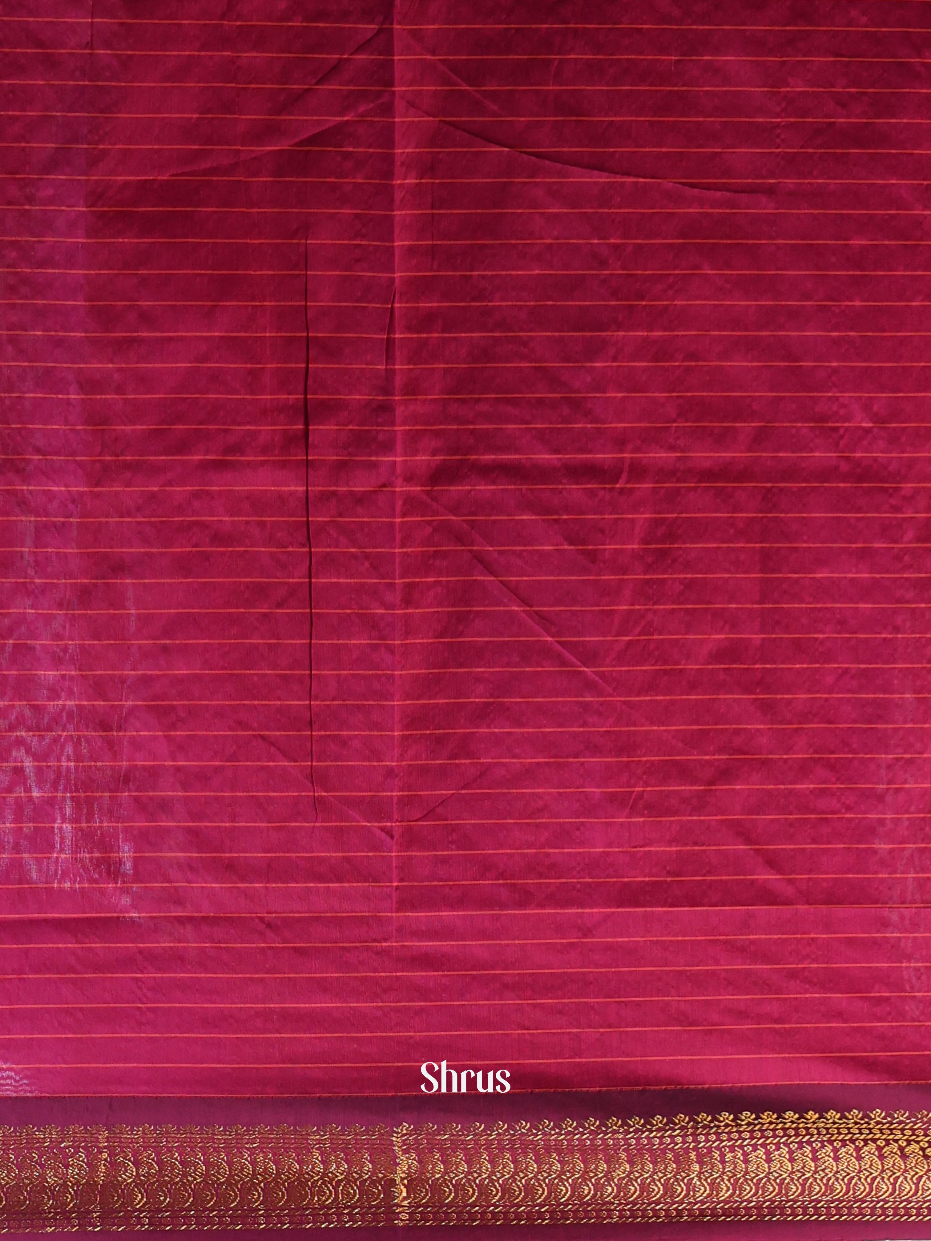 maroon - Kalyani Cotton Saree