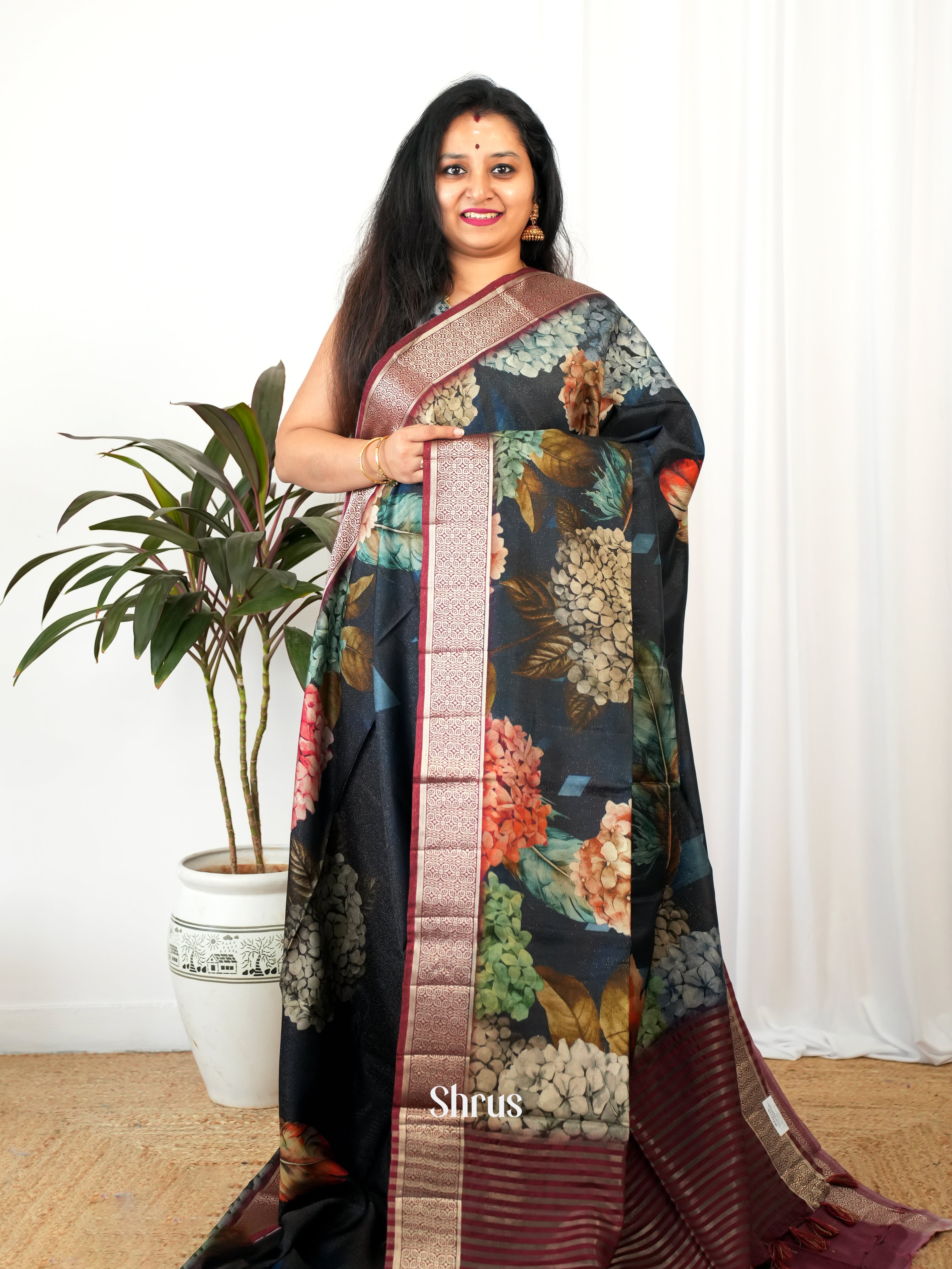 CIS26195 - Printed chanderi Saree