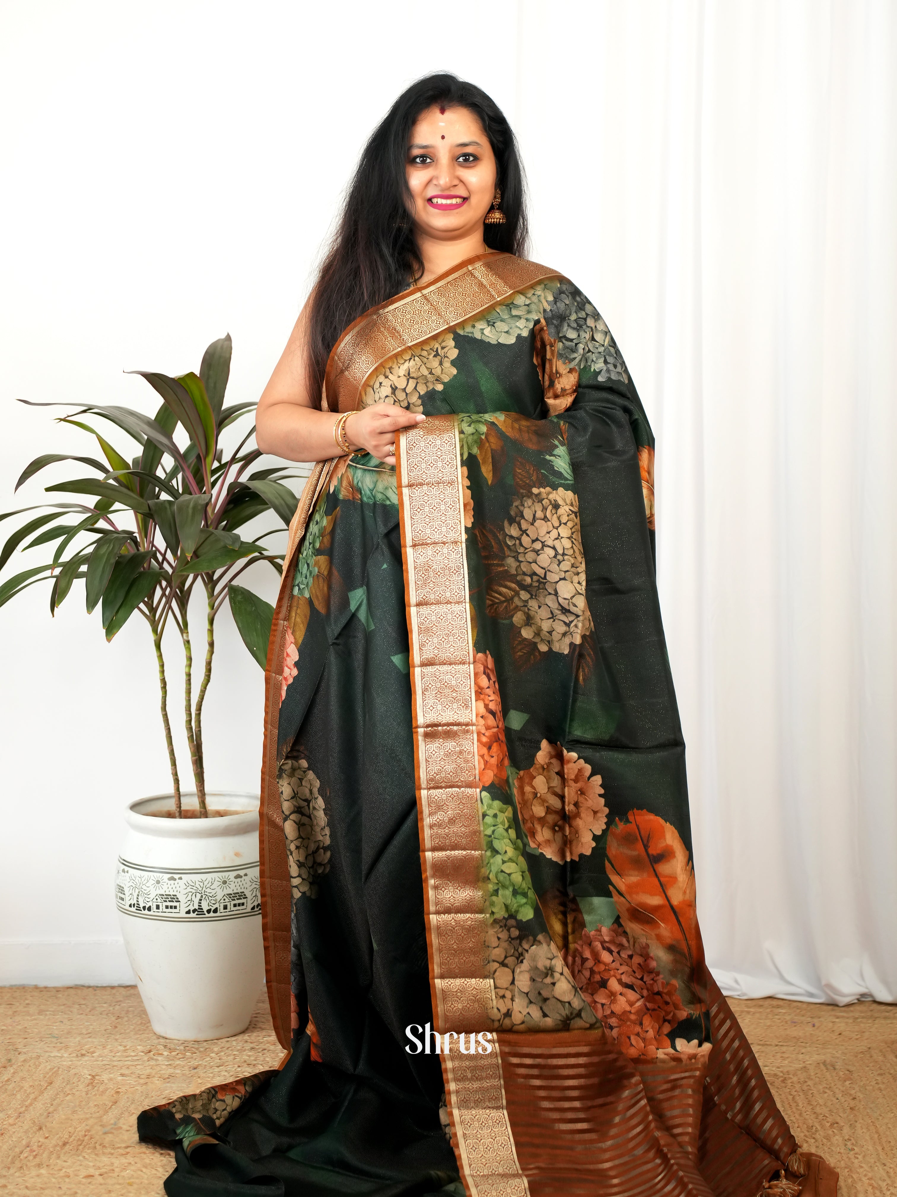 CIS26204 - Printed chanderi Saree