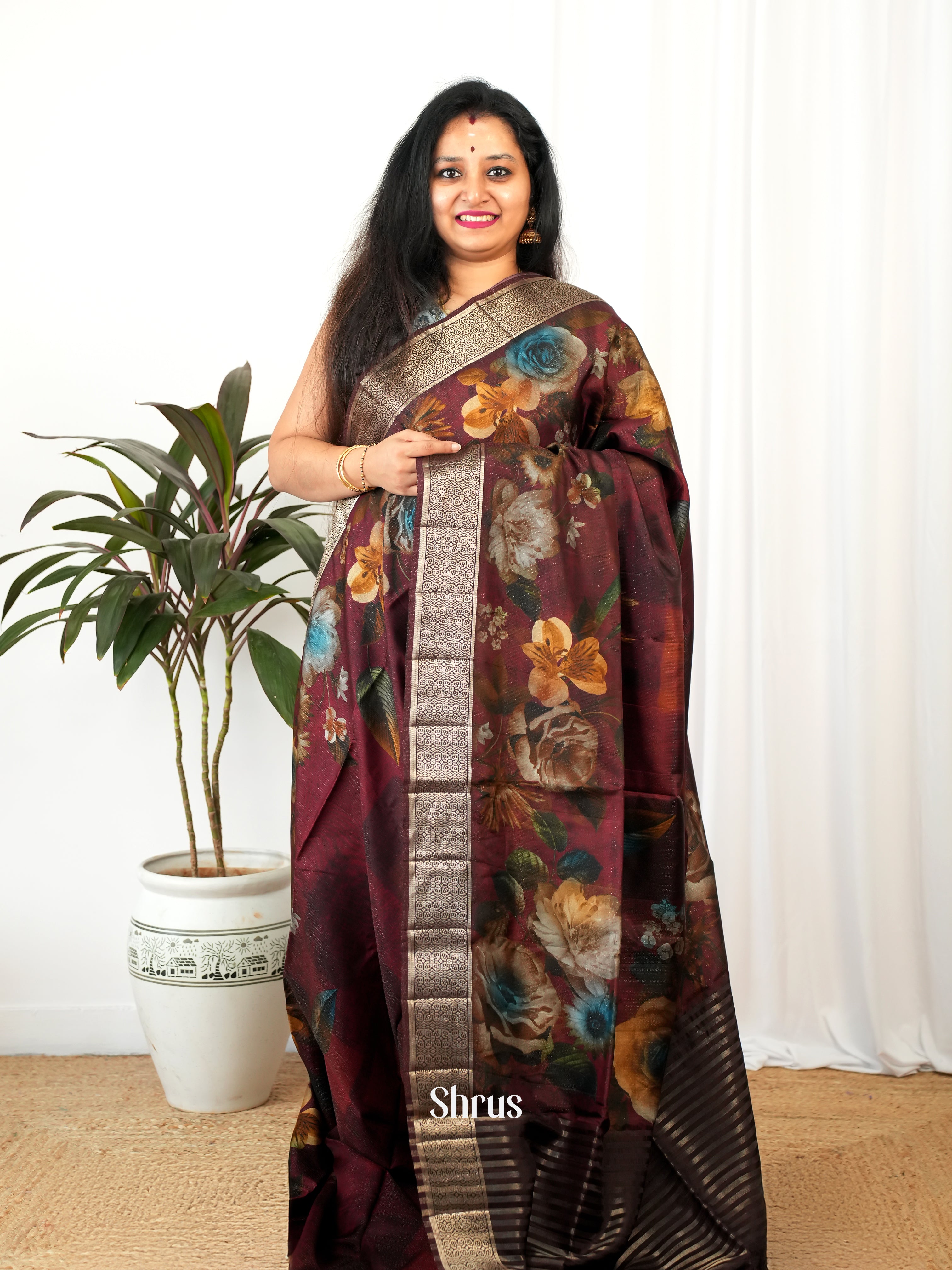 CIS26206 - Printed chanderi Saree