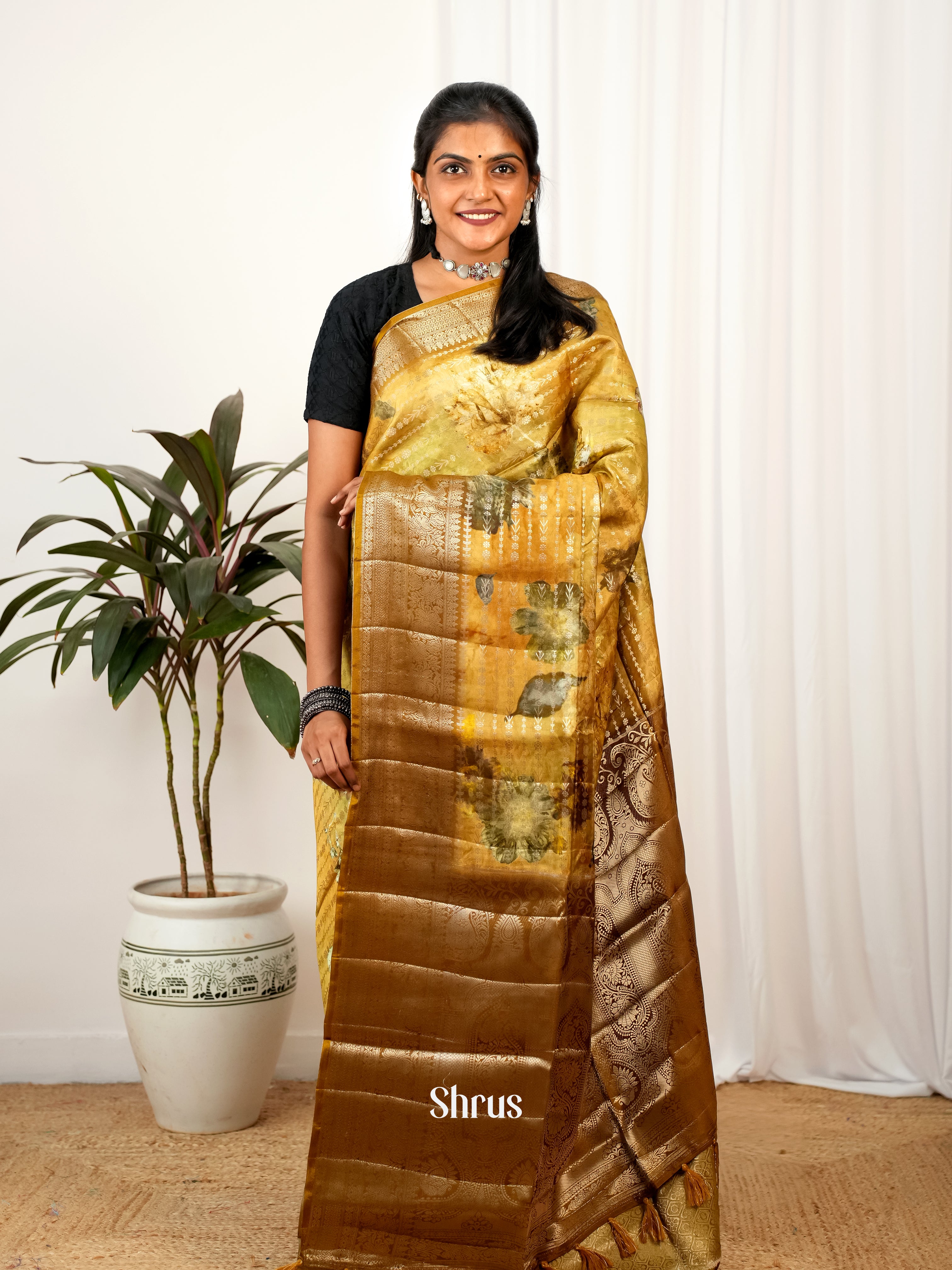 CIS26223 - Printed chanderi Saree