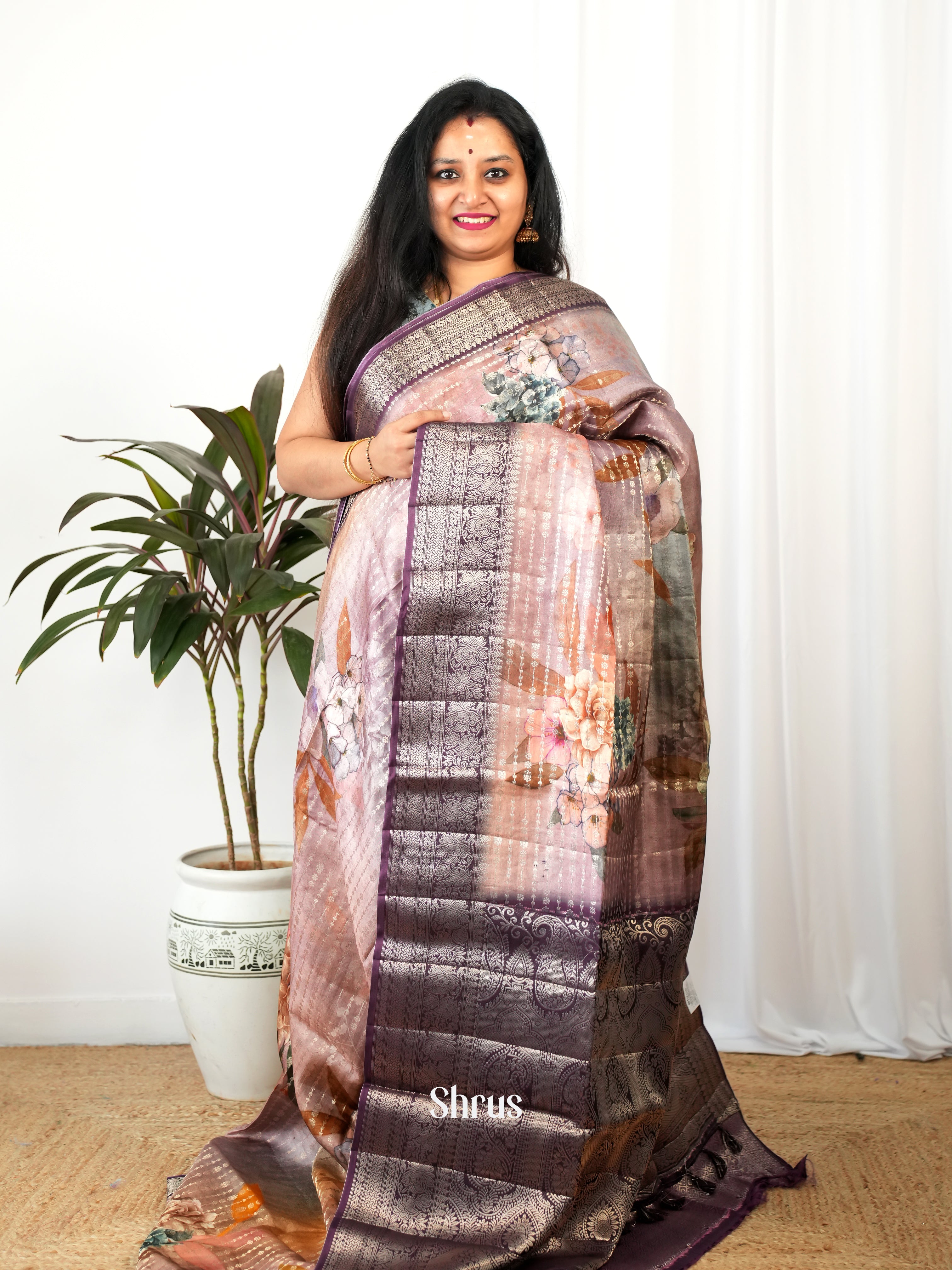 CIS26235 - Printed chanderi Saree