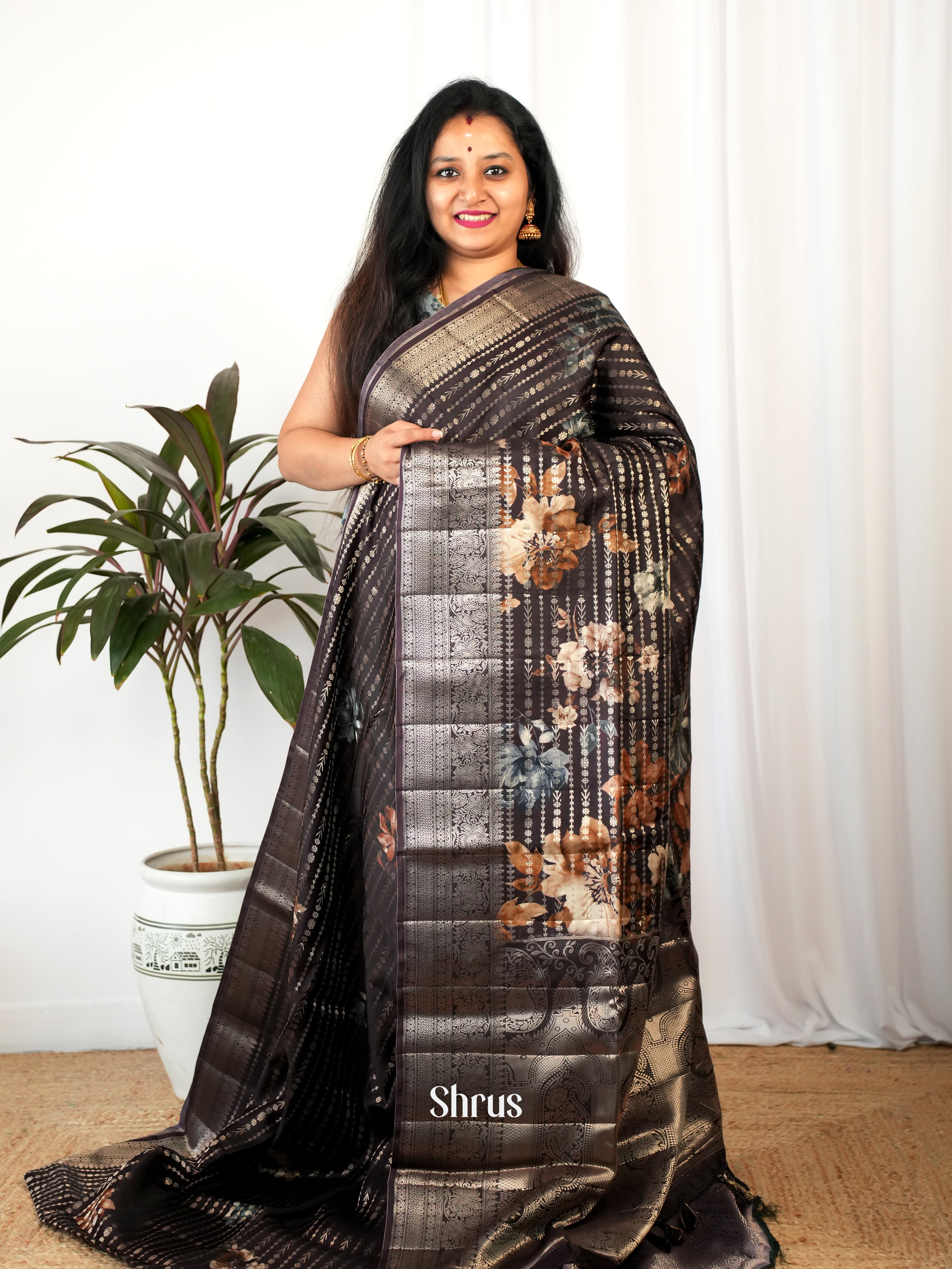 CIS26236 - Printed chanderi Saree