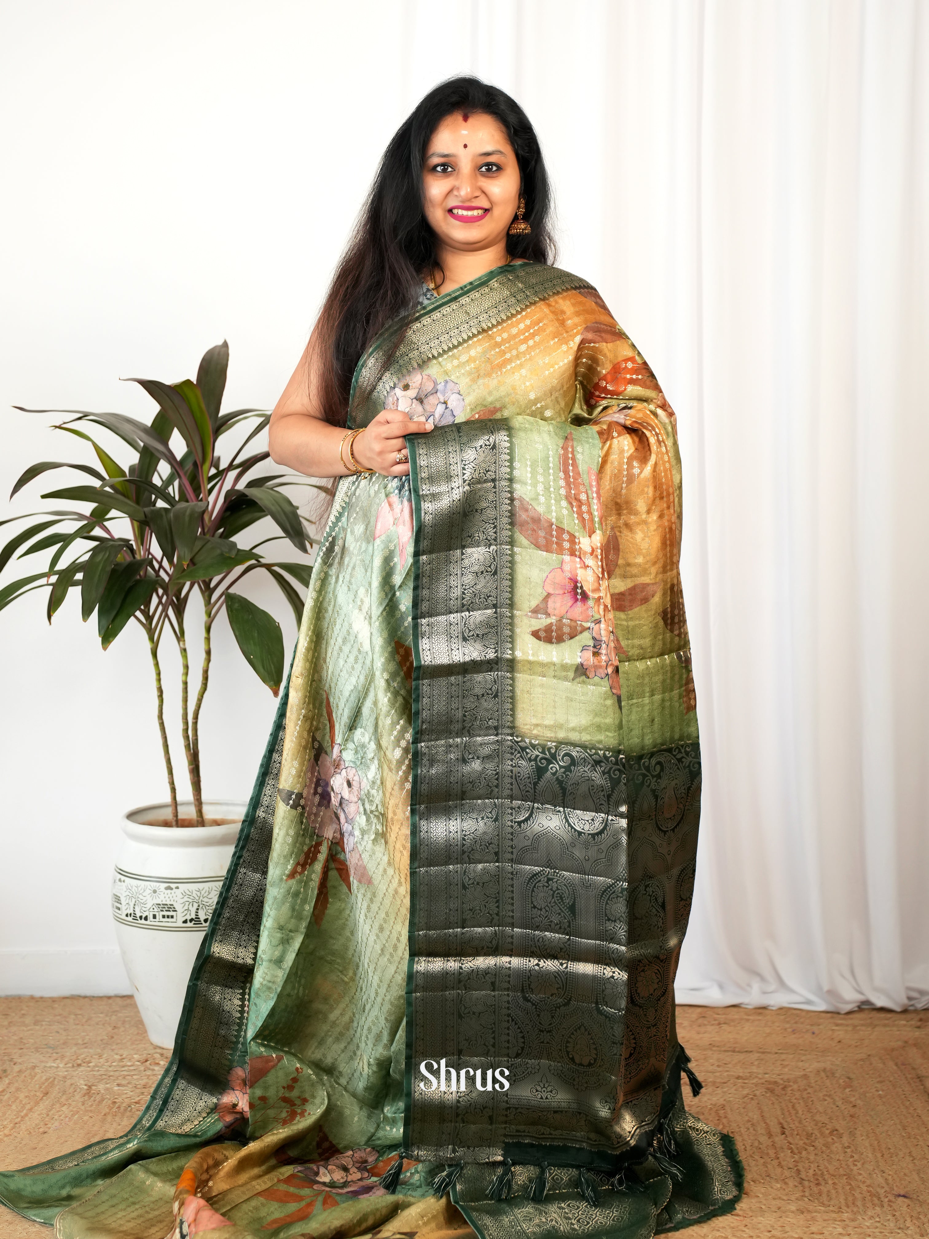 CIS26243 - Printed chanderi Saree