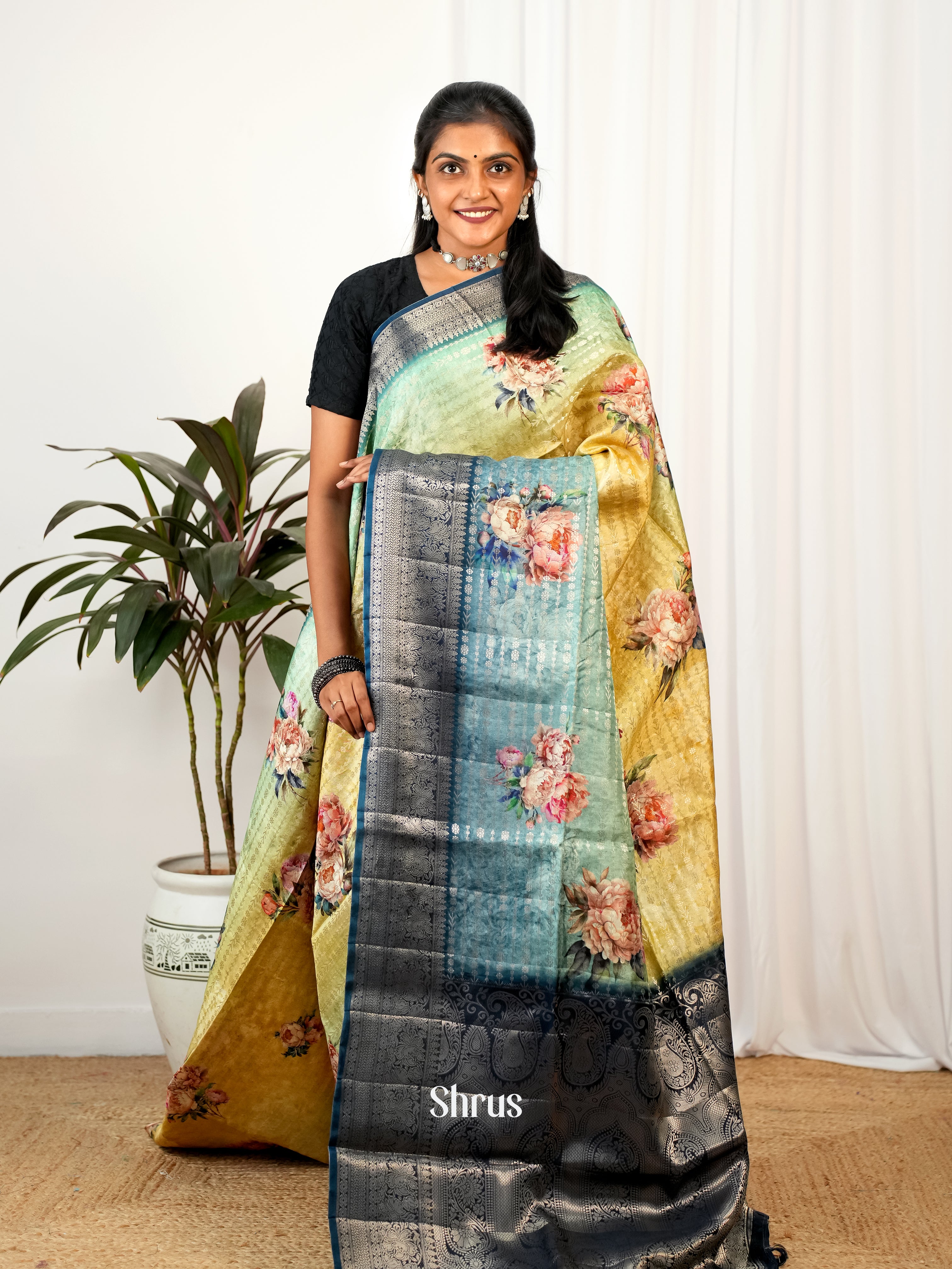 CIS26244 - Printed chanderi Saree