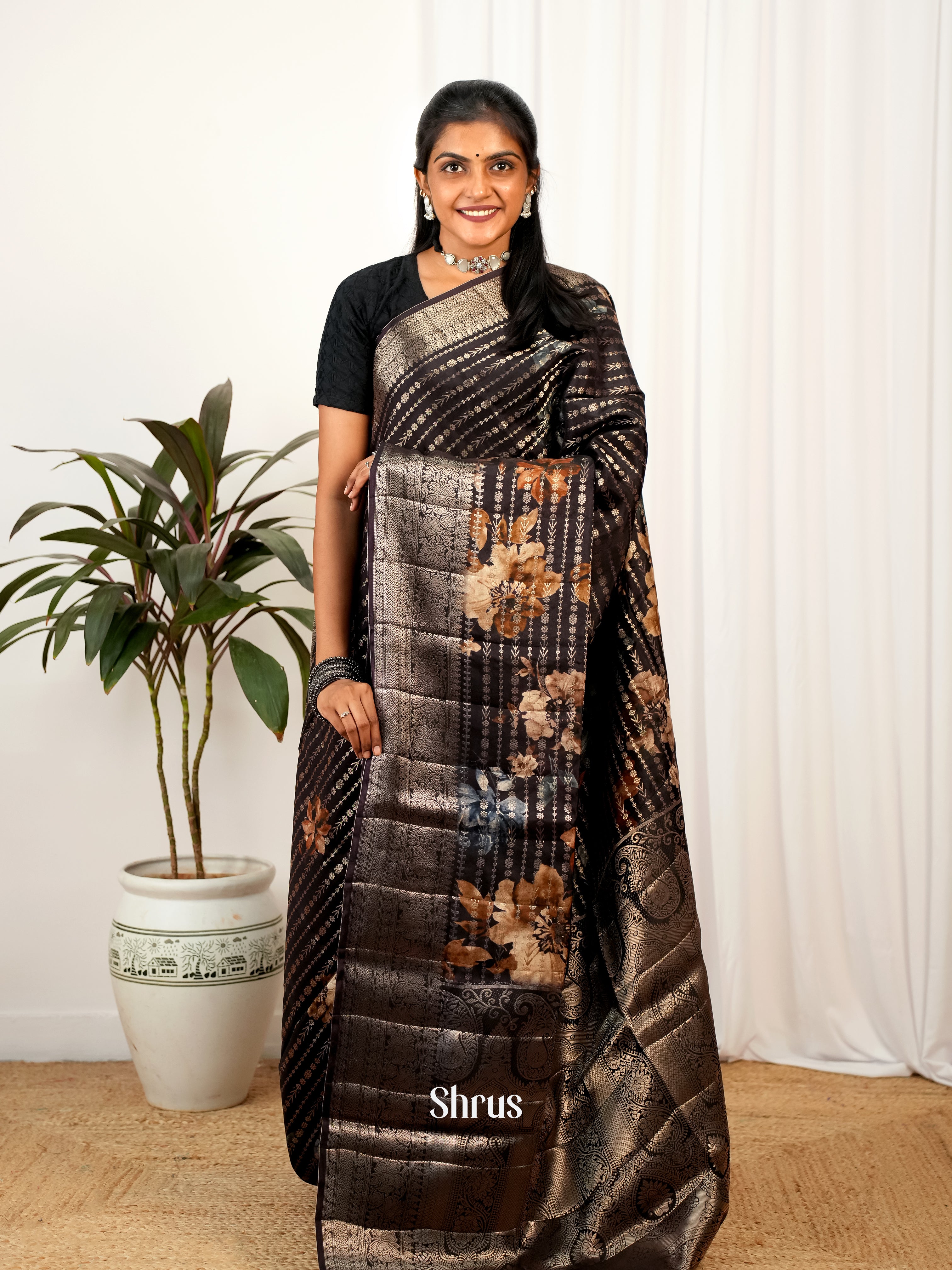 CIS26248 - Printed chanderi Saree