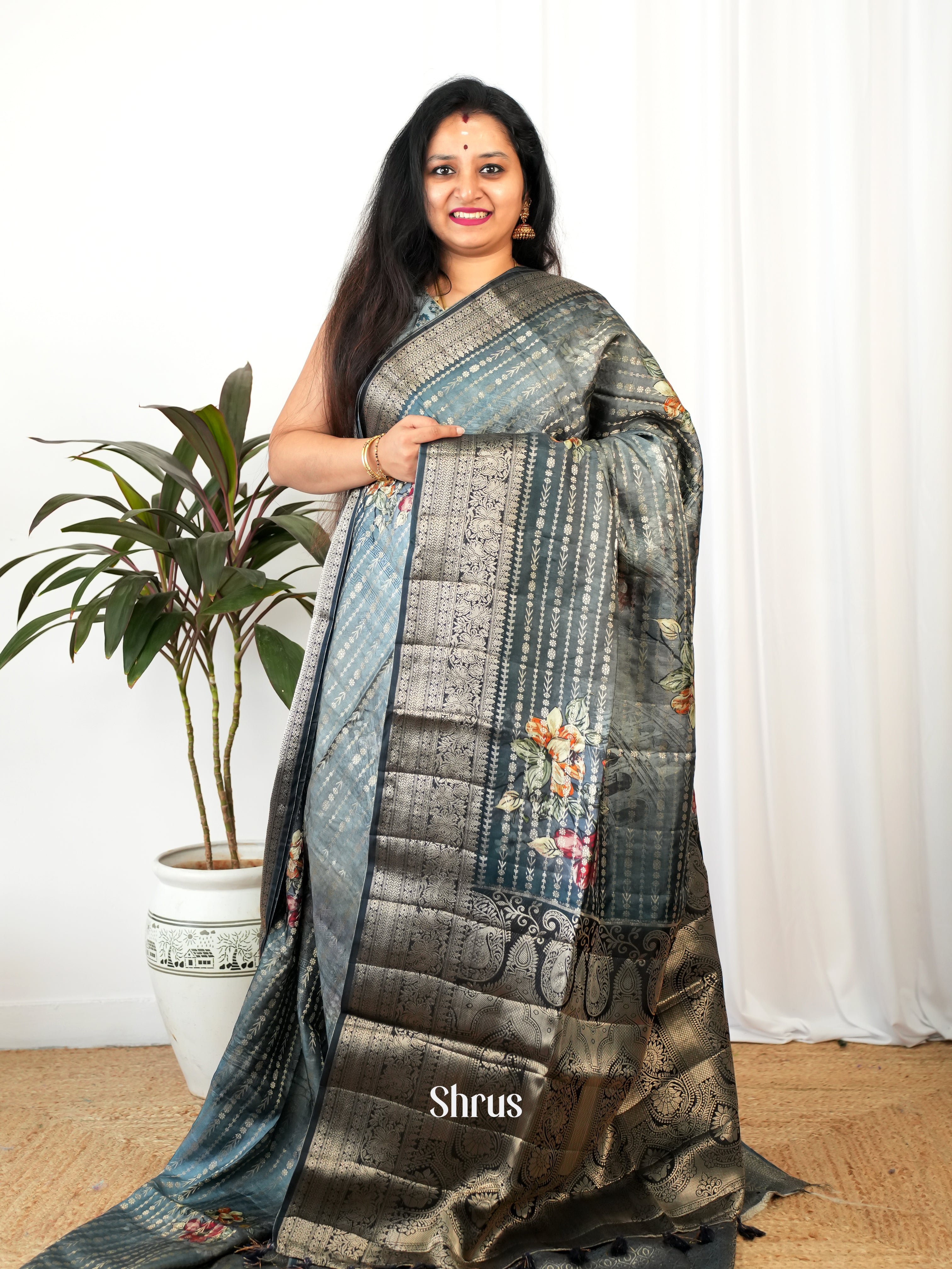 CIS26250 - Printed chanderi Saree