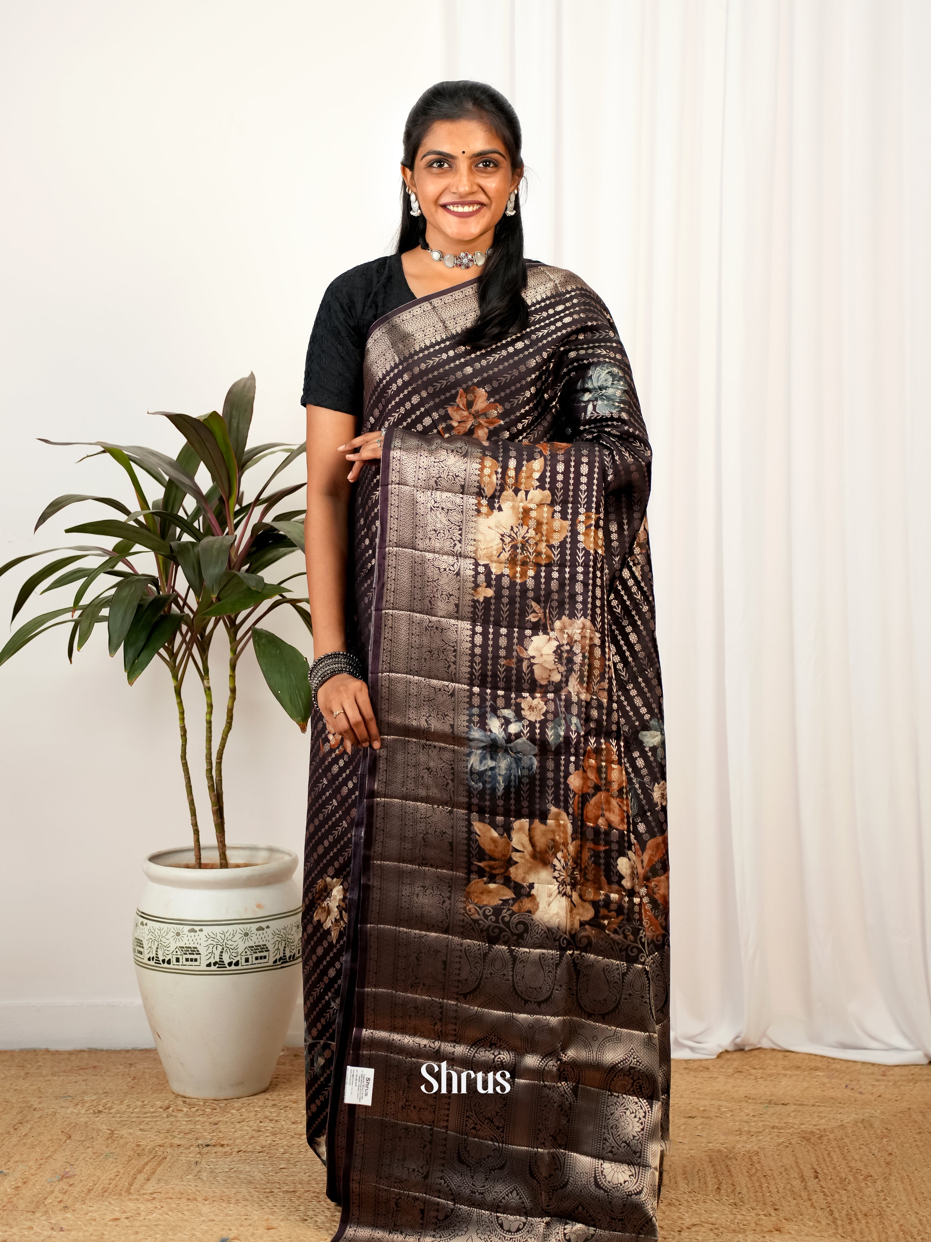 CIS26252 - Printed chanderi Saree