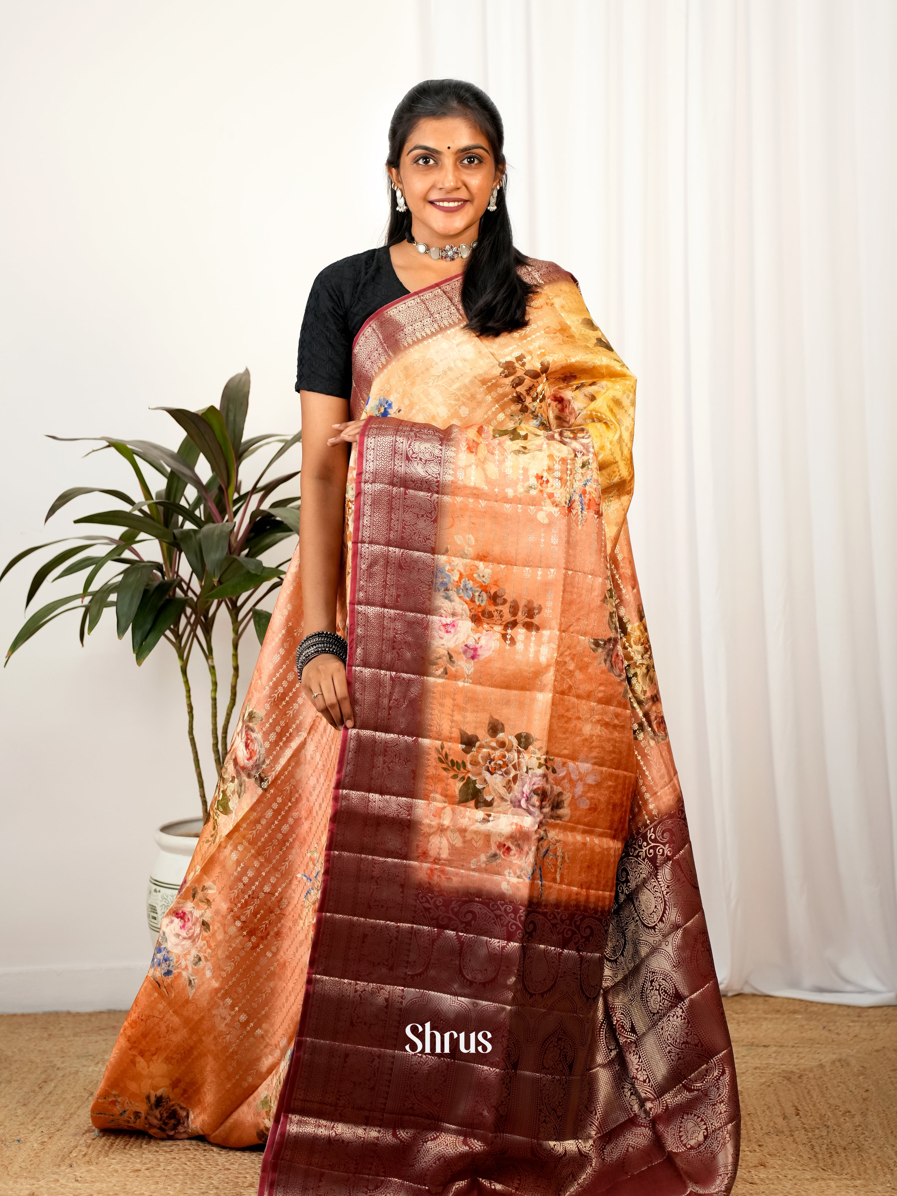 CIS26261 - Printed chanderi Saree