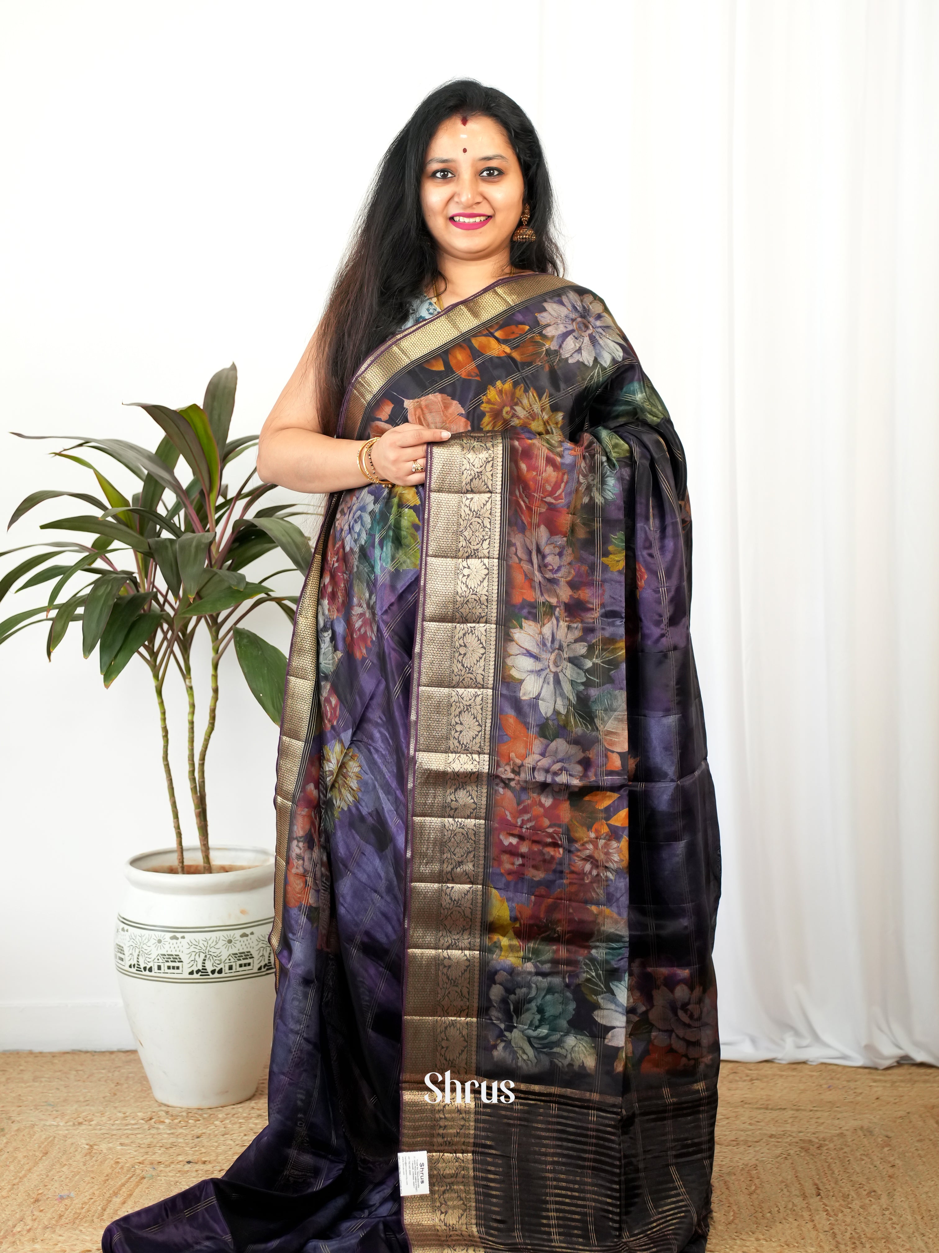 CIS26270 - Printed chanderi Saree