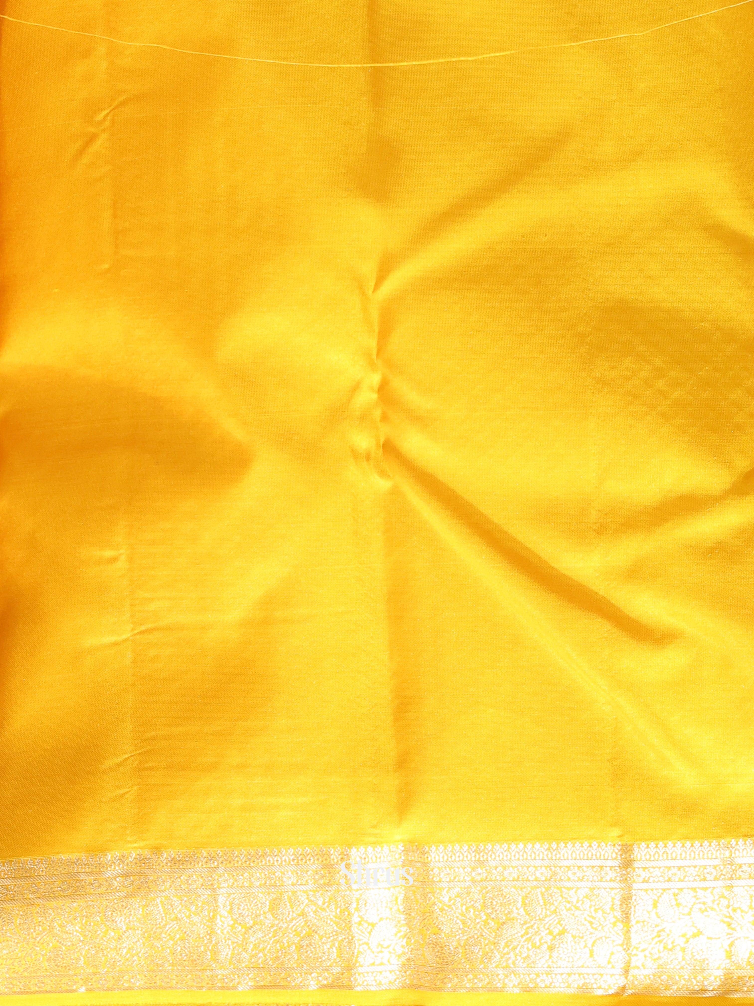 Yellow(Single Tone) - Kanchipuram silk Saree