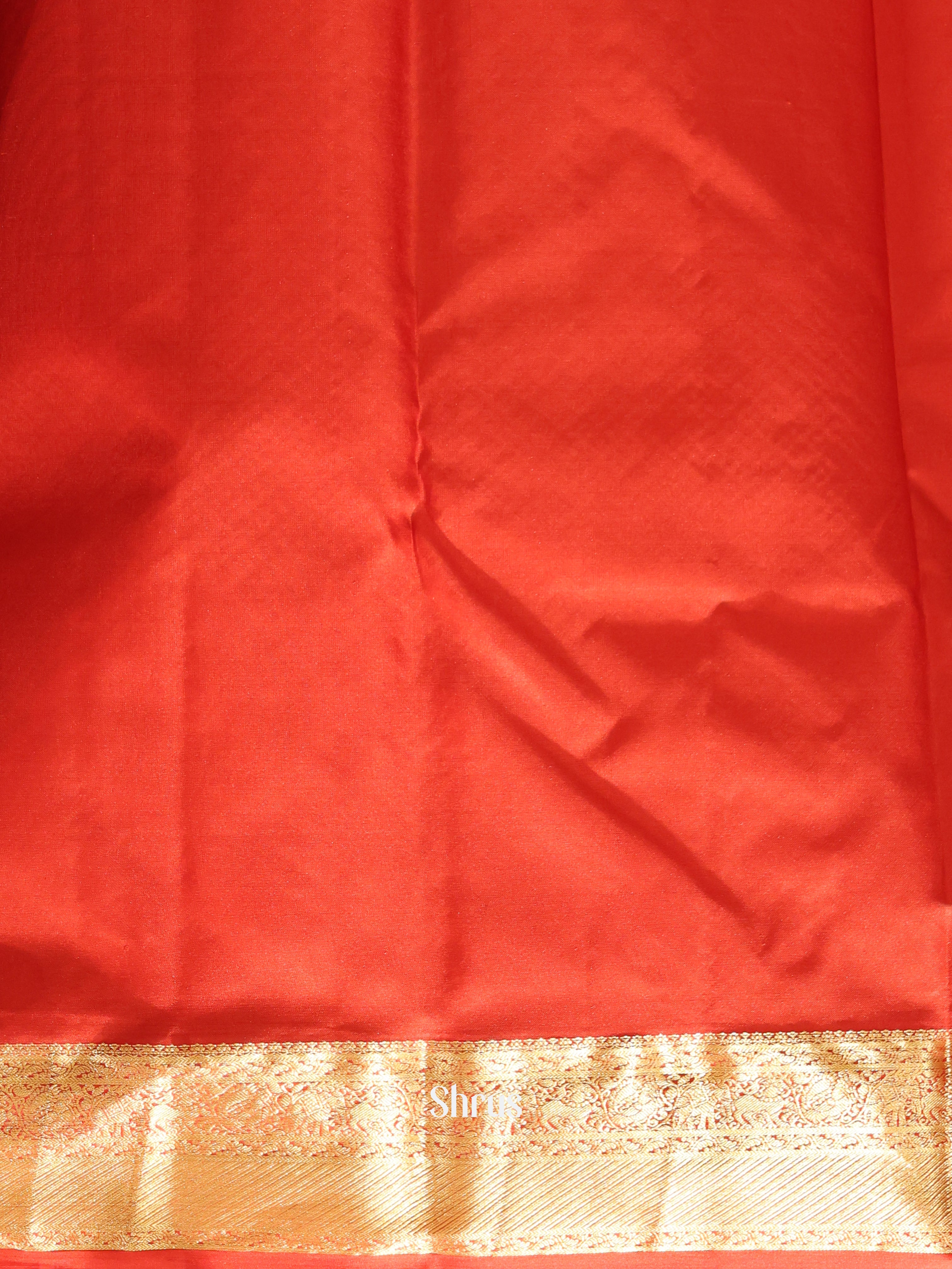 Violet & Red - Kanchipuram silk Saree