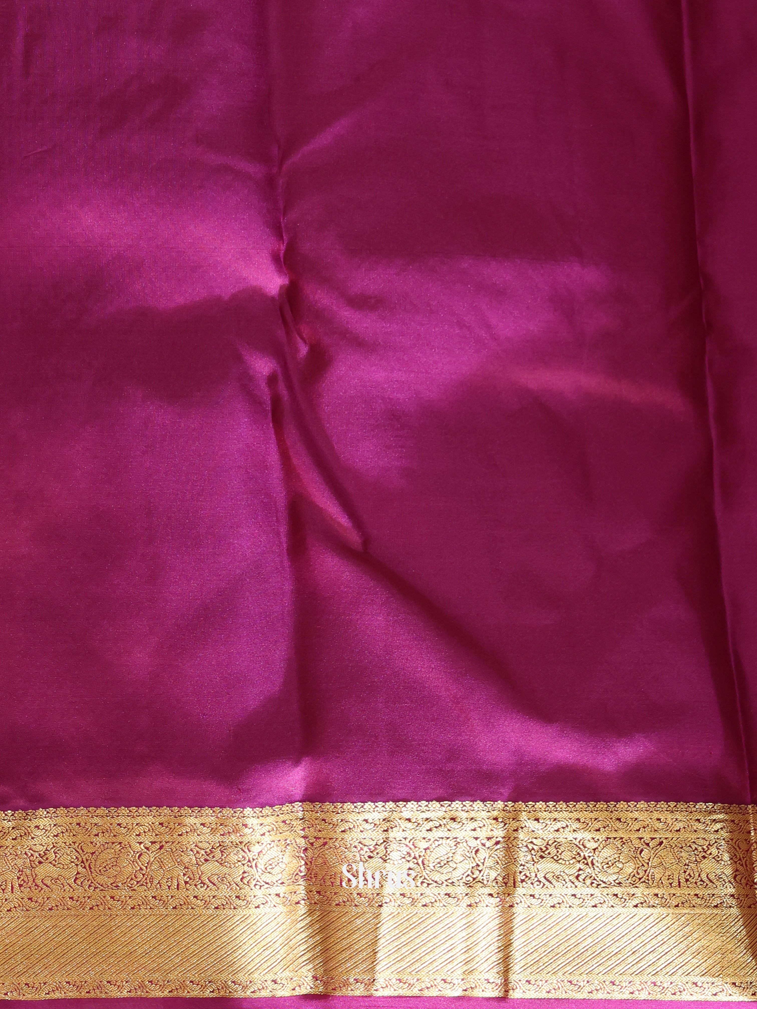 Teal & Purple - Kanchipuram silk Saree