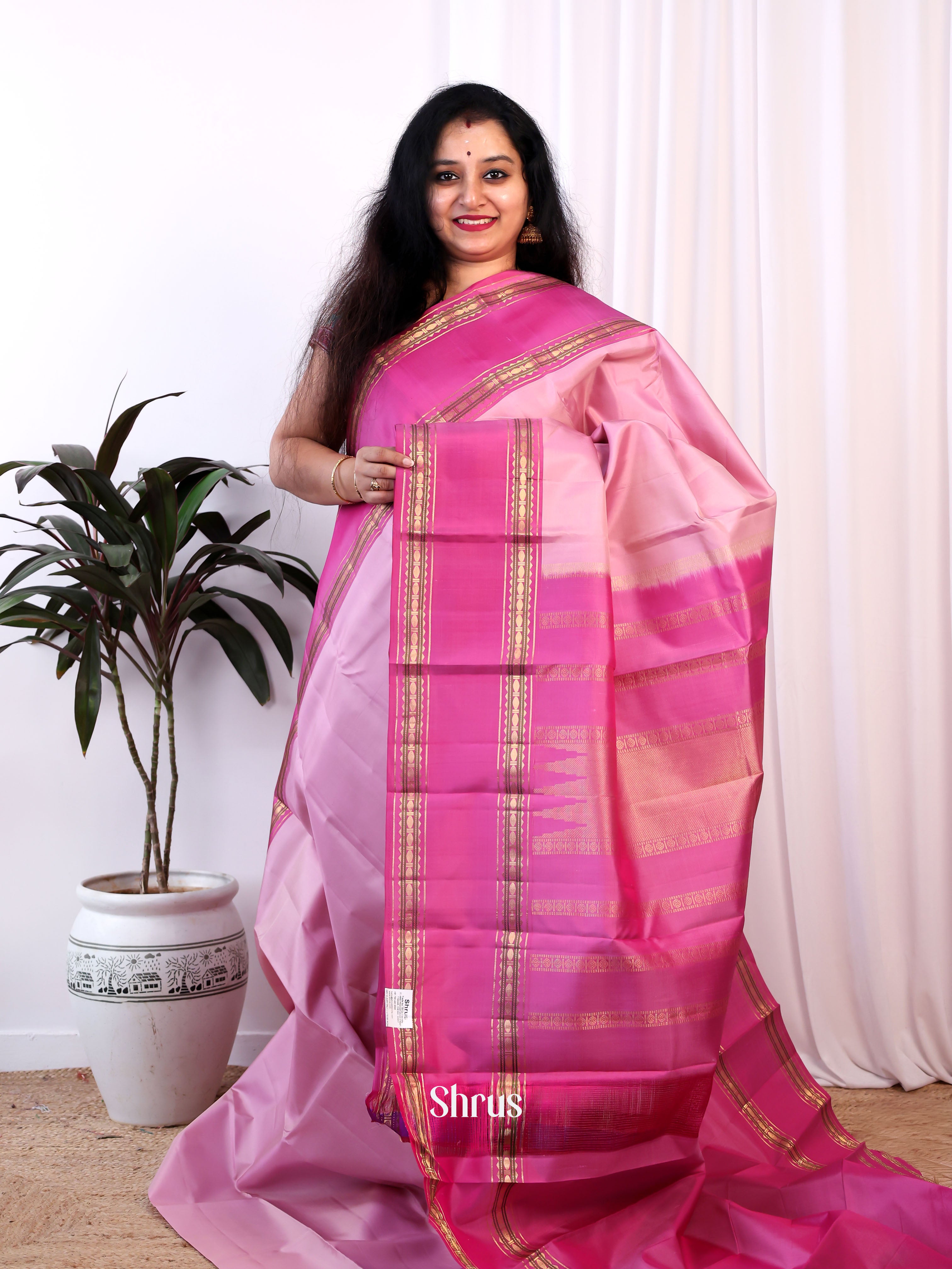 CIS27059 - Kanchipuram silk Saree