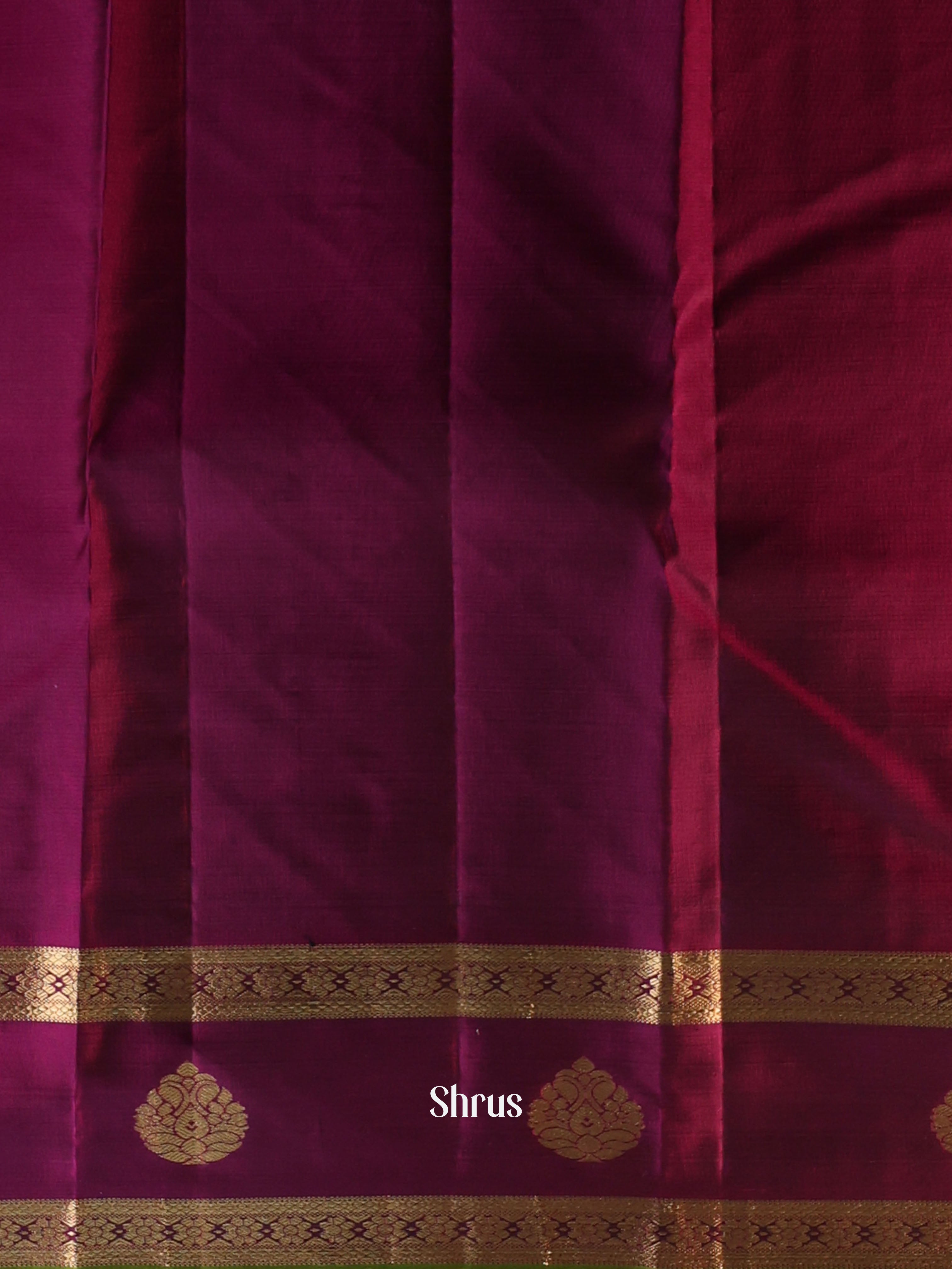 Green & Purple - Kanchipuram silk Saree