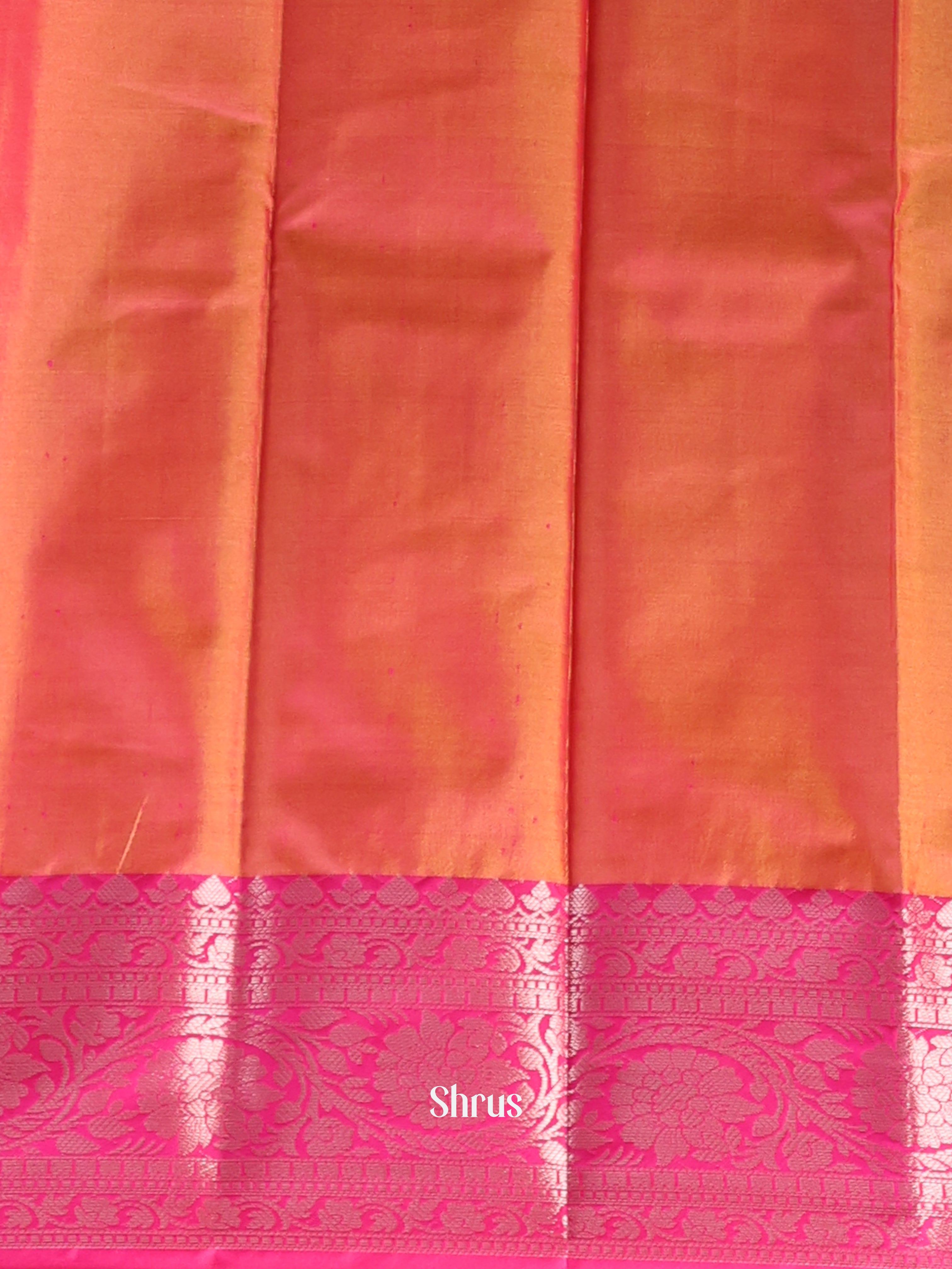 Double Shaded Grey & Purple - Semi Ikkat Saree