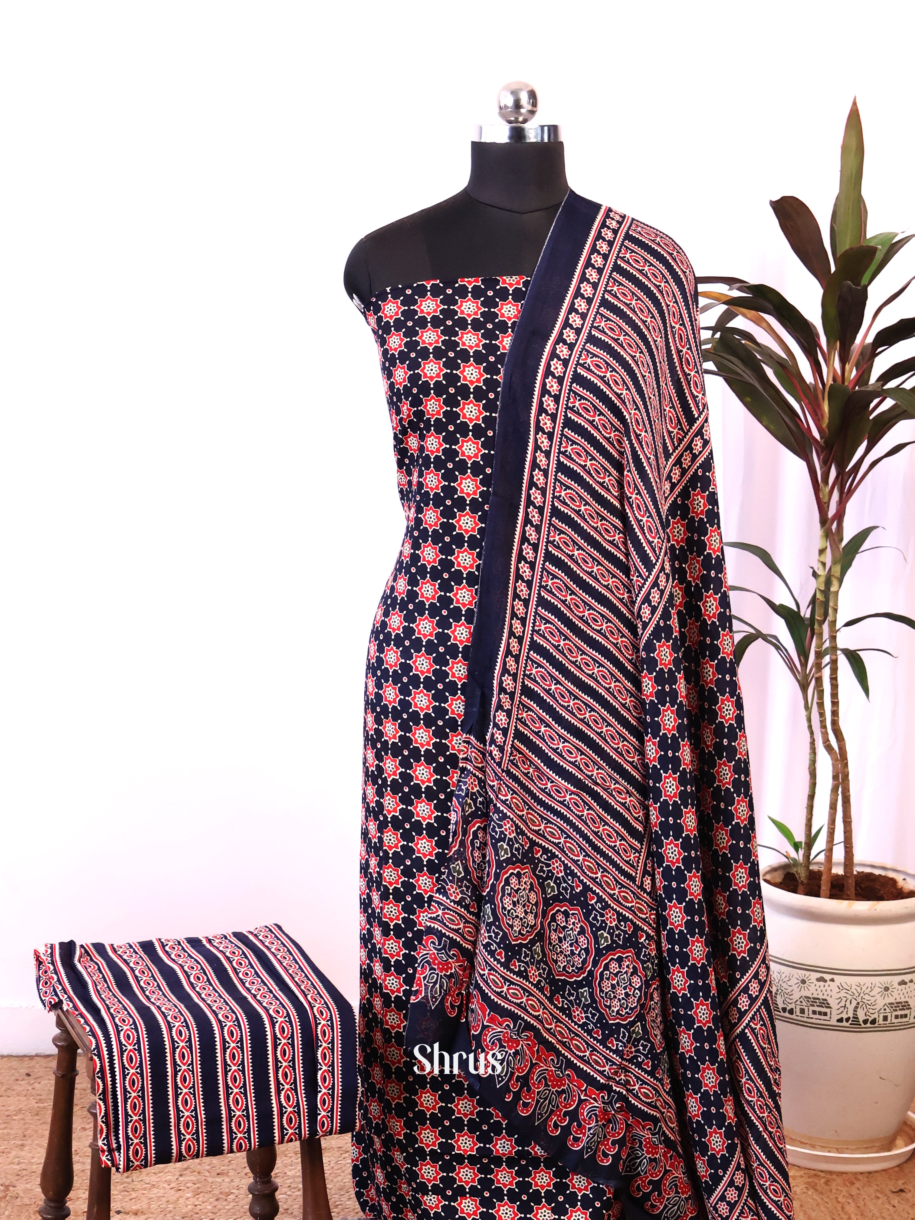 Black - Ajrakh Salwar